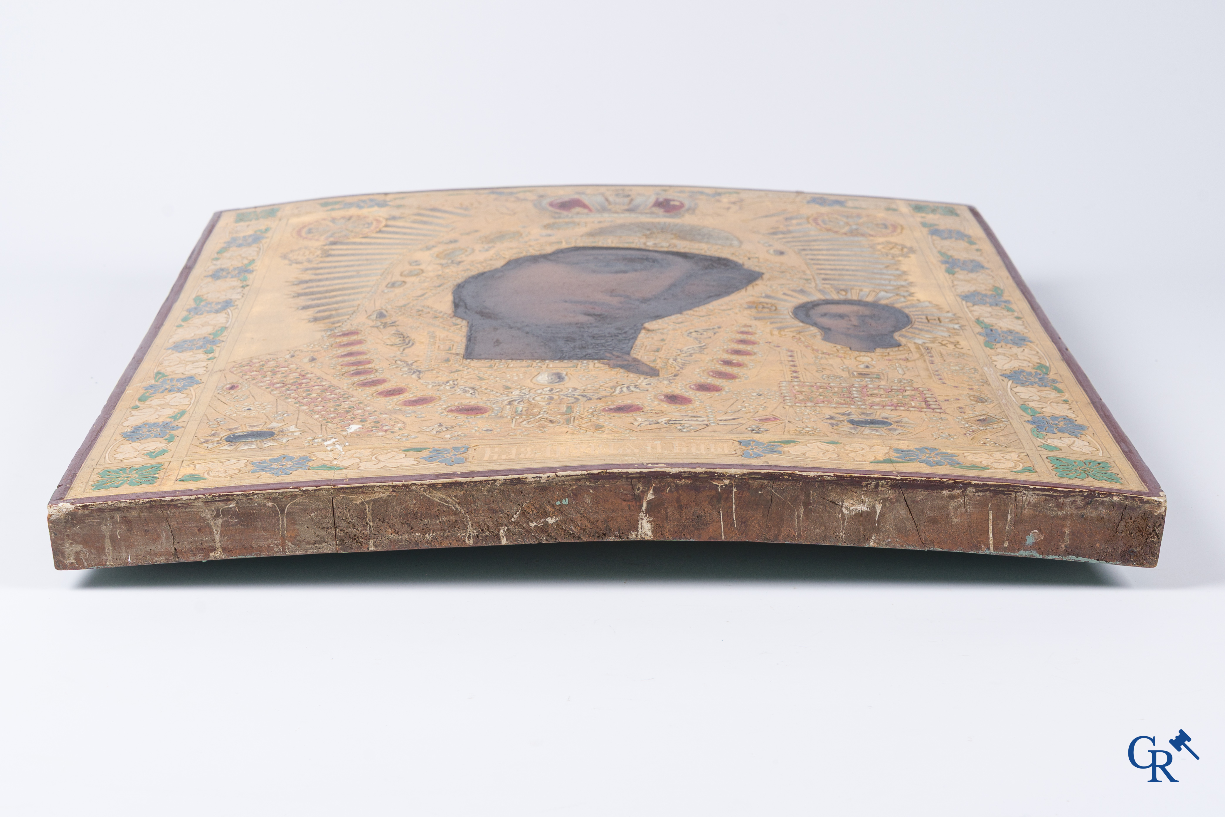 Icoon, Belangrijke Russisch Orthodox icoon met afbeelding van Moeder Gods van Kazan.