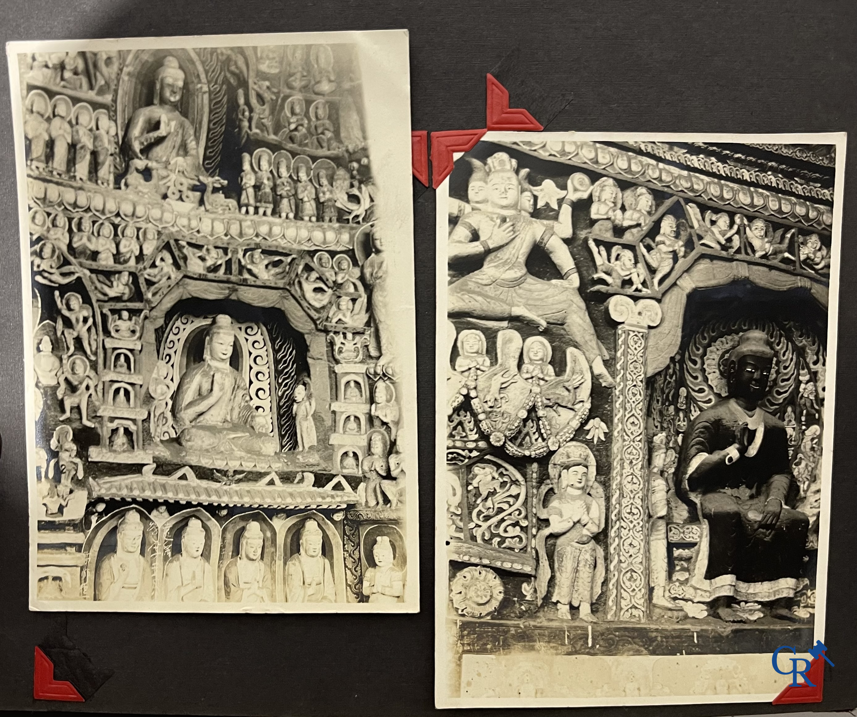 Aziatica, een belangrijk album met reisfoto's uit China. Onder andere Datong, Peking, Beijing, Hohhot, enz. Circa 1900.