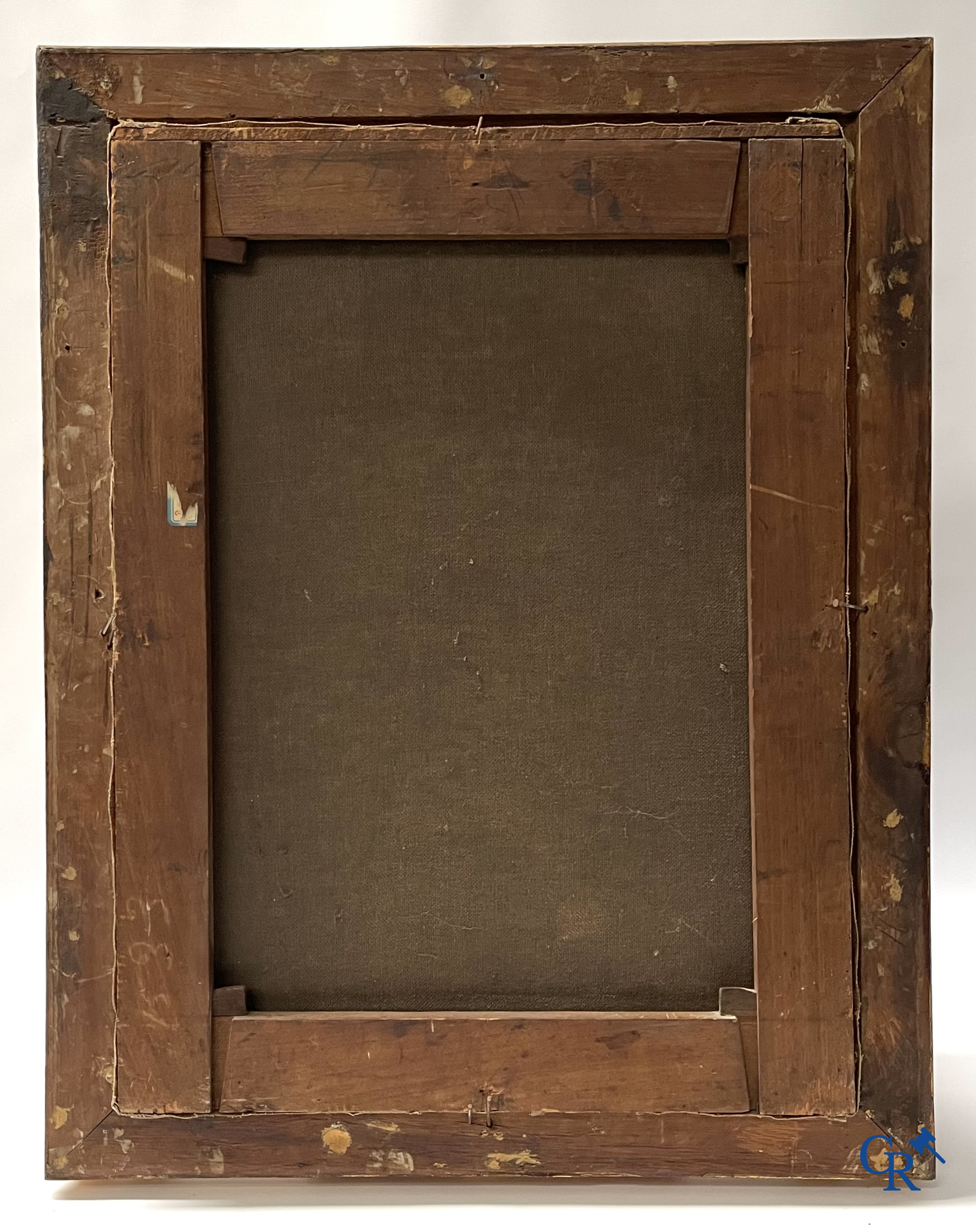 Pierre Joseph Verhaghen (1728-1811) Saint Peter with the cock. Oil on canvas. Signed P.J. Verhaghen fecit 1802.