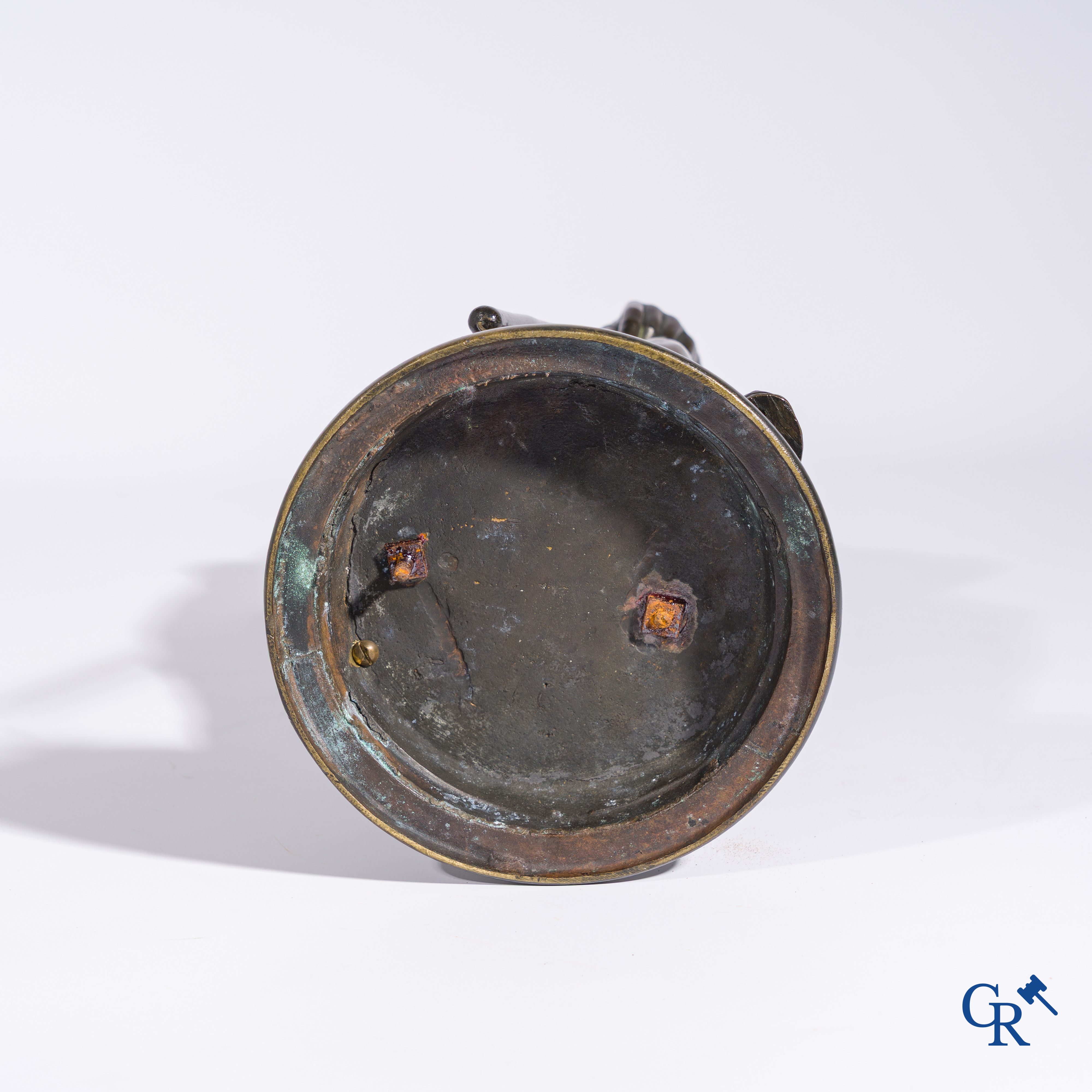 Constantin Emile Meunier (1831-1905) (*) Finely worked bronze with brown patina, Signed C. Meunier.