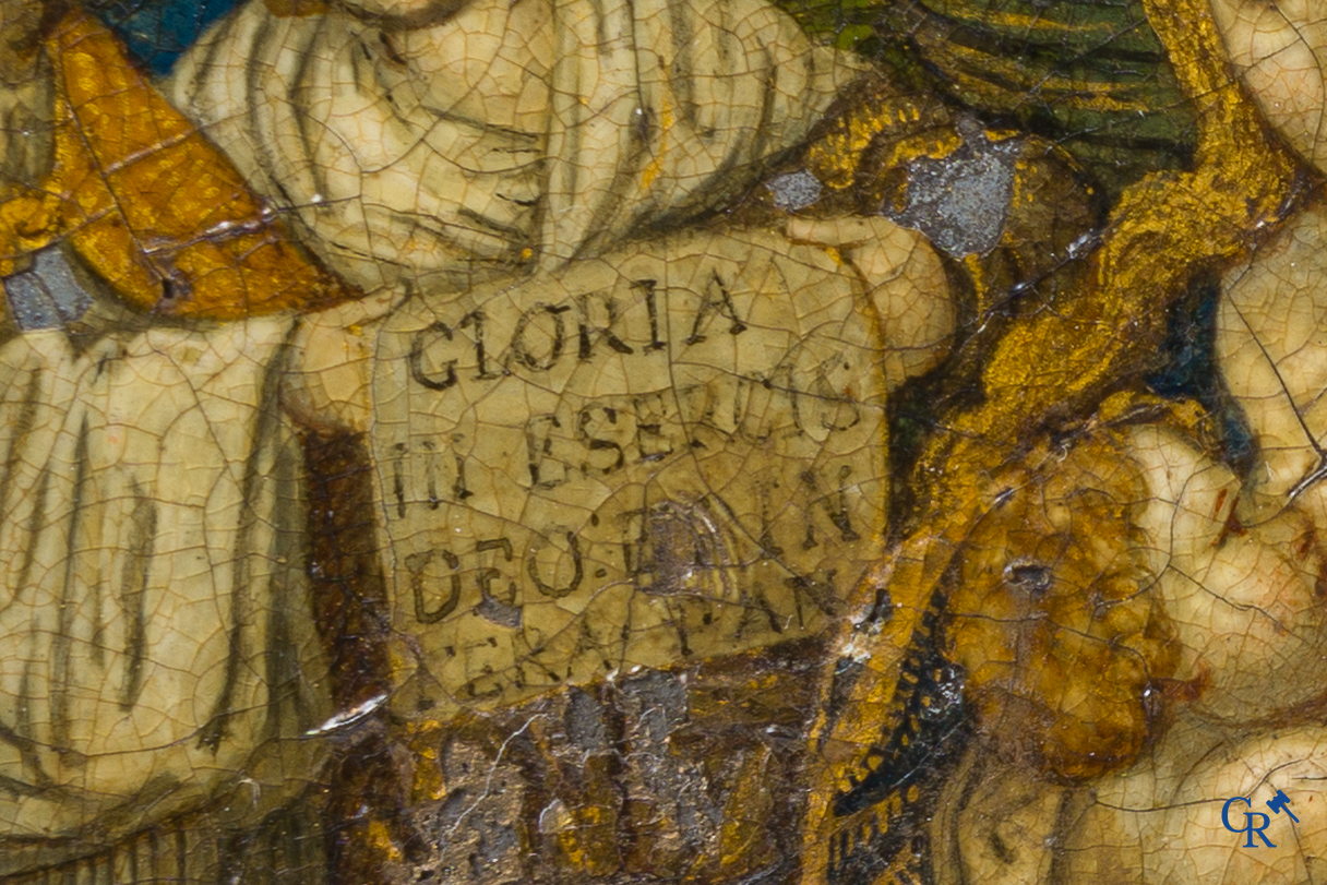 Madonna met kind. Frankrijk XVe-XVIe eeuw. Hoogstwaarschijnlijk Limoges, omgeving van de familie Pénicaud.