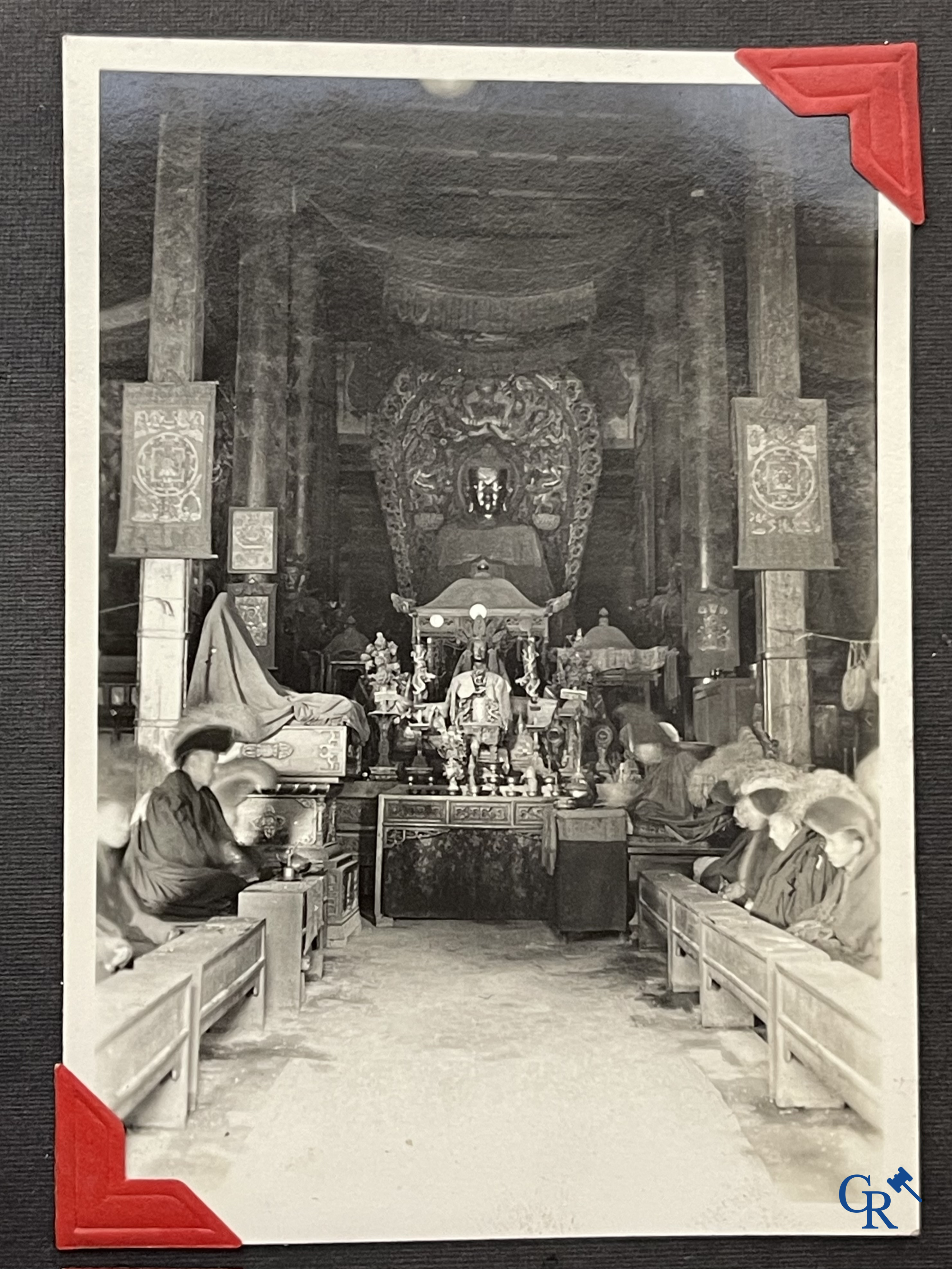 Aziatica, een belangrijk album met reisfoto's uit China. Onder andere Datong, Peking, Beijing, Hohhot, enz. Circa 1900.