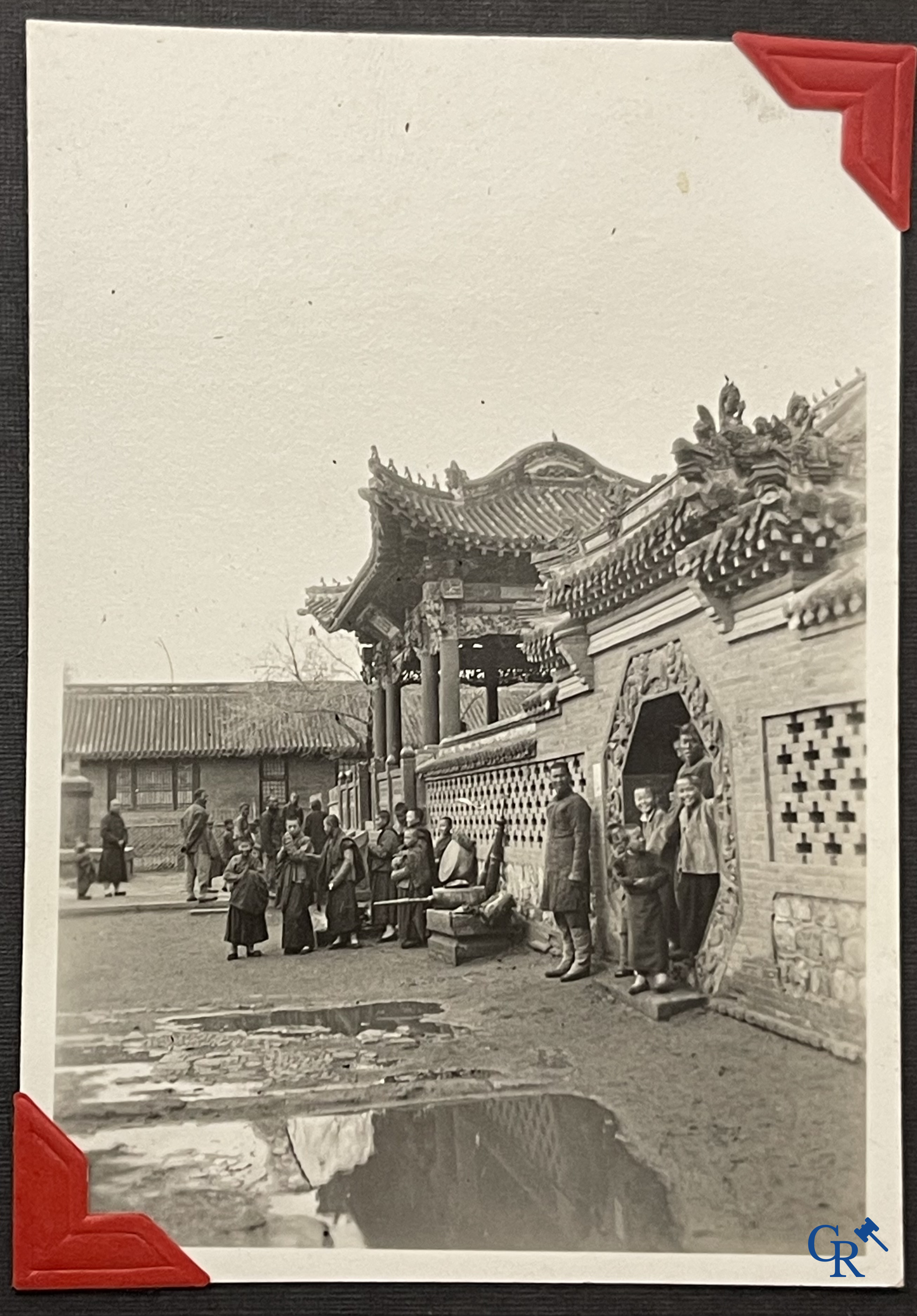 Aziatica, een belangrijk album met reisfoto's uit China. Onder andere Datong, Peking, Beijing, Hohhot, enz. Circa 1900.