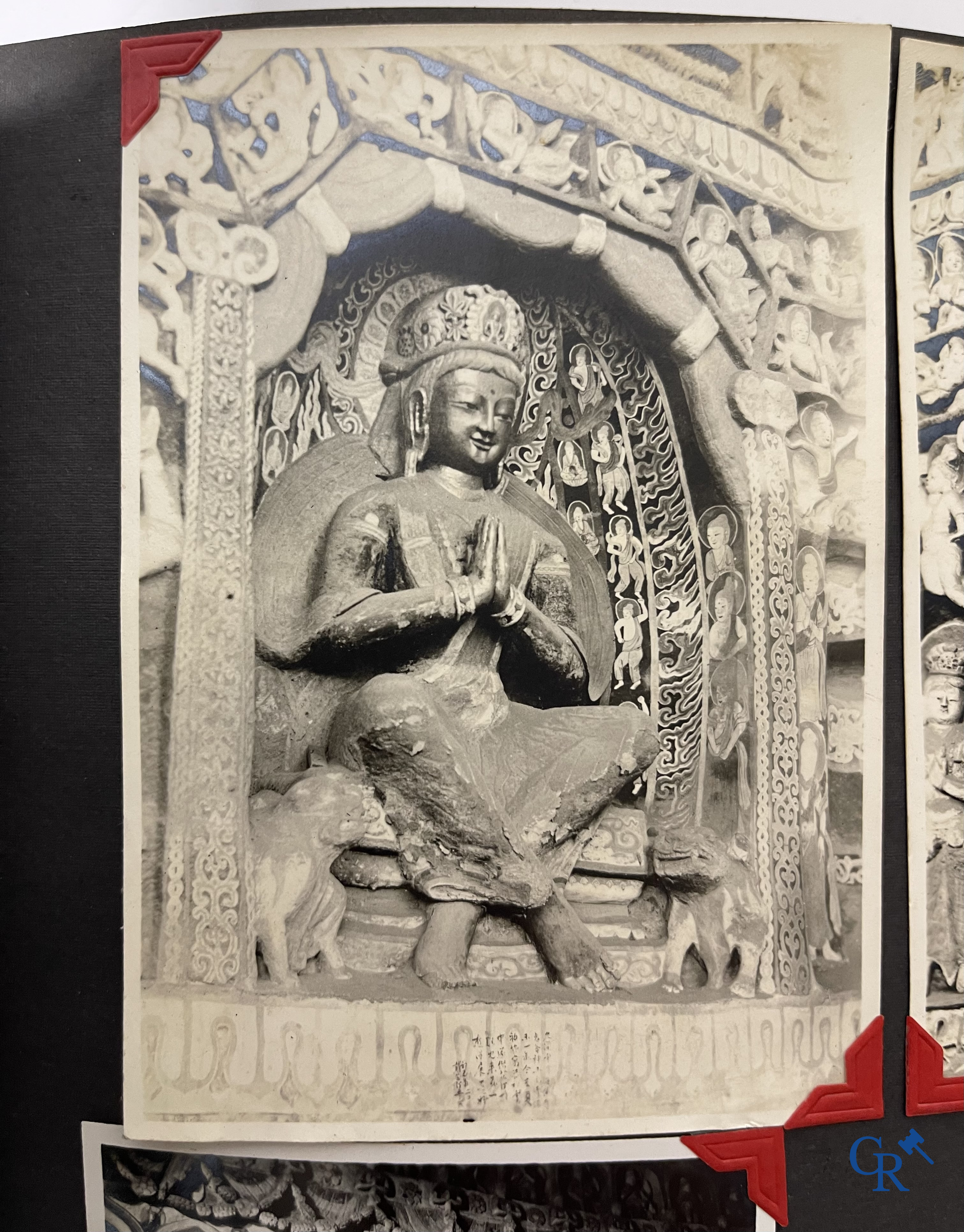 Aziatica, een belangrijk album met reisfoto's uit China. Onder andere Datong, Peking, Beijing, Hohhot, enz. Circa 1900.