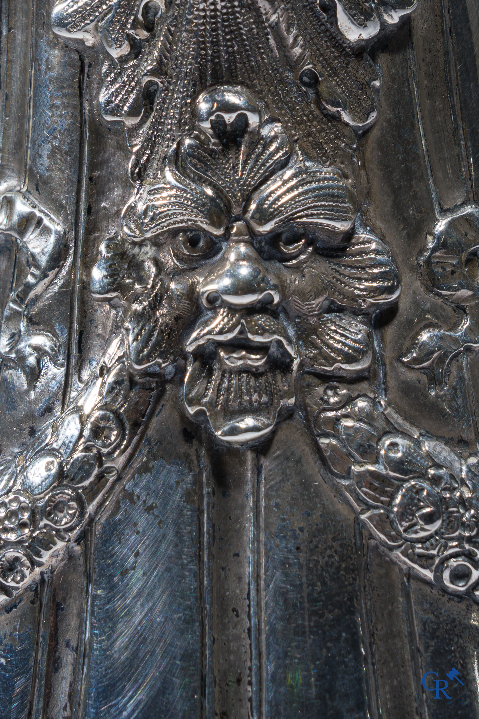 A silver jug in LXVI style. Multiple hallmarks.