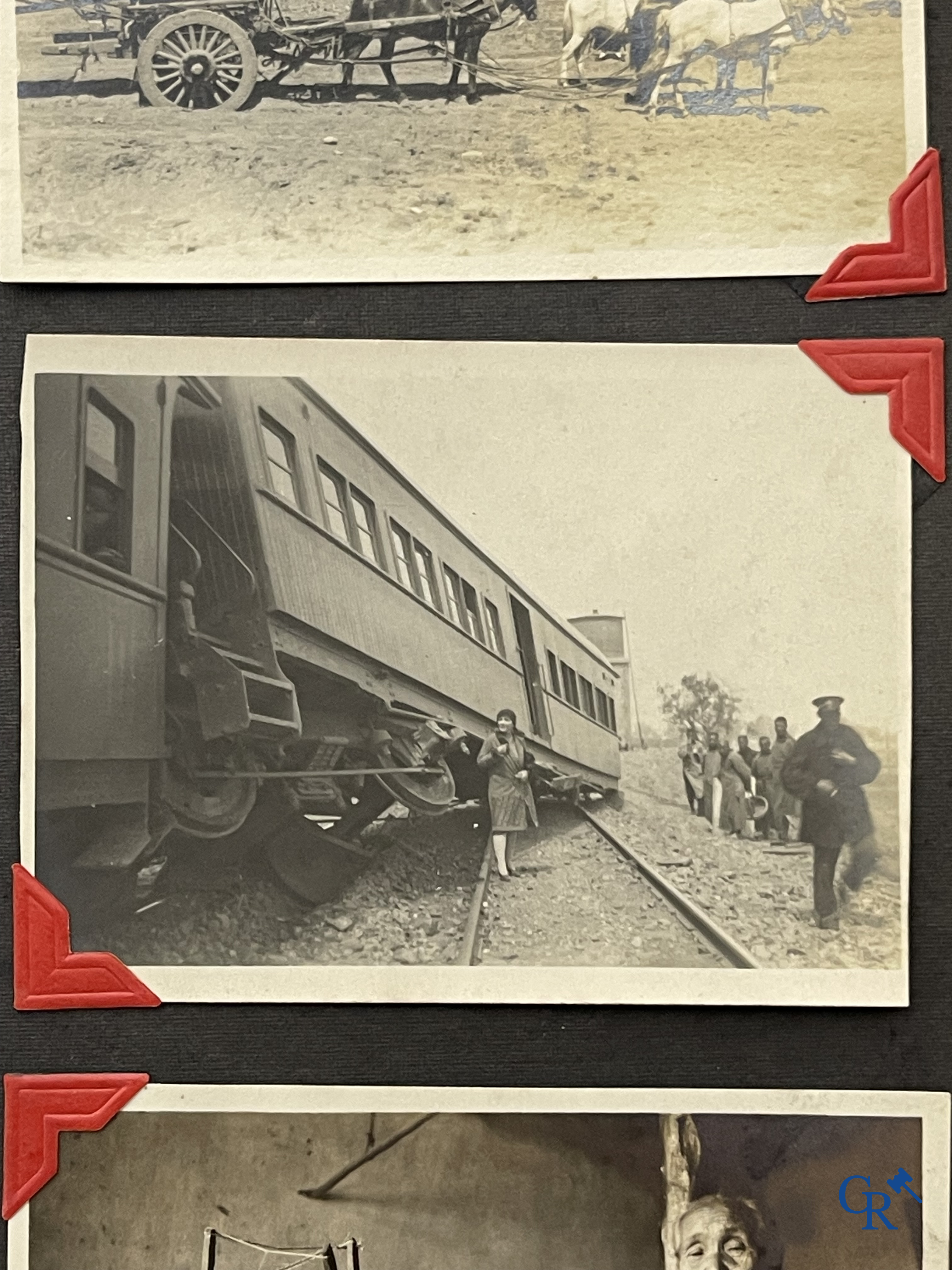 Aziatica, een belangrijk album met reisfoto's uit China. Onder andere Datong, Peking, Beijing, Hohhot, enz. Circa 1900.