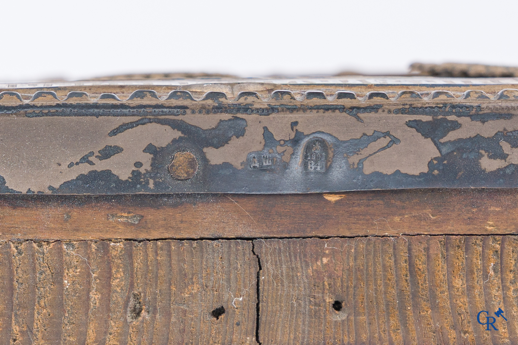 Russian work. The birth of Jesus. Important Russian icon with silver oklad. Silver grade 84 and dated 1883.