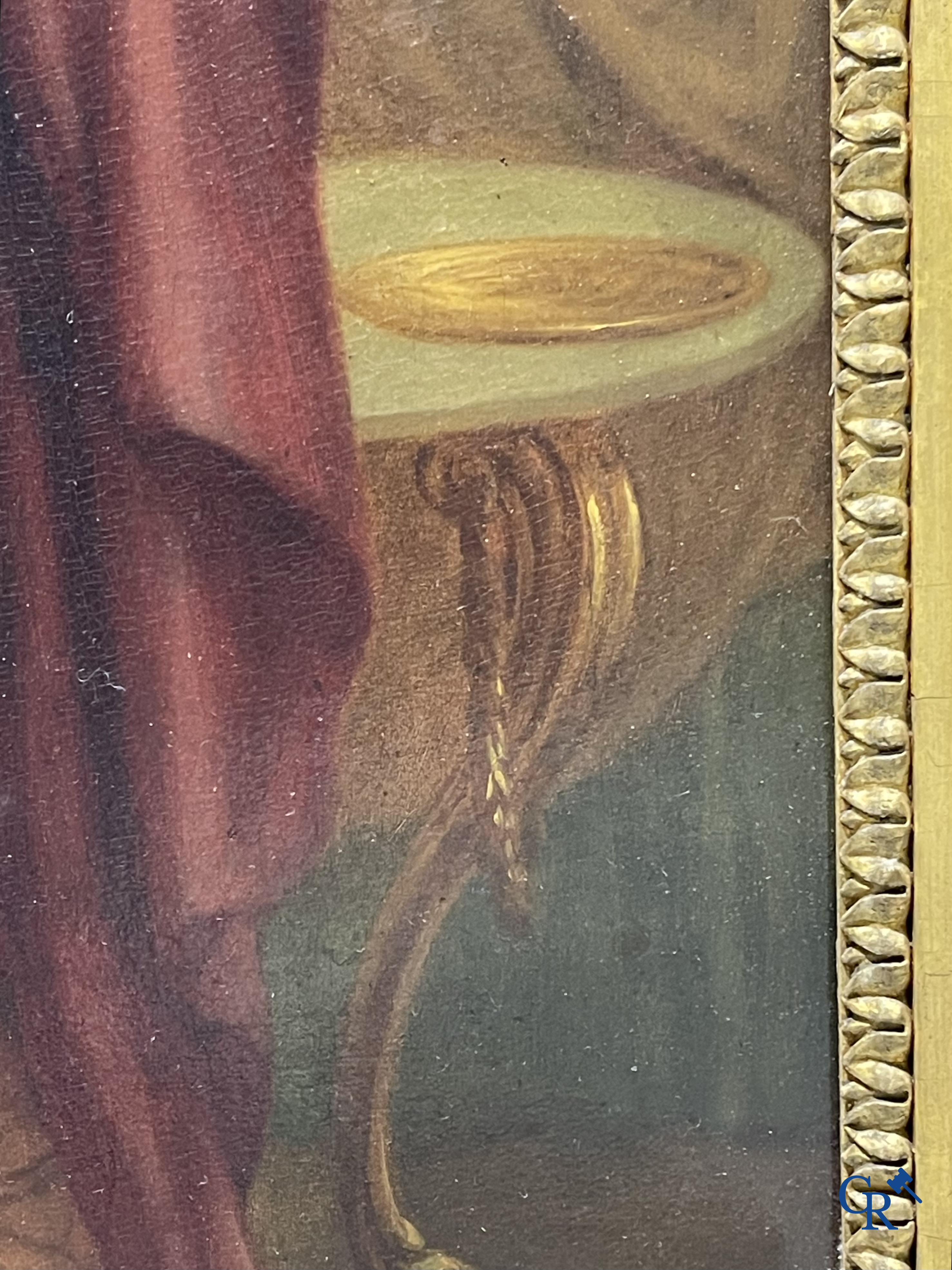 Andries Cornelis Lens (1739-1822) Oil on canvas. Painting in the typical neoclassical style.