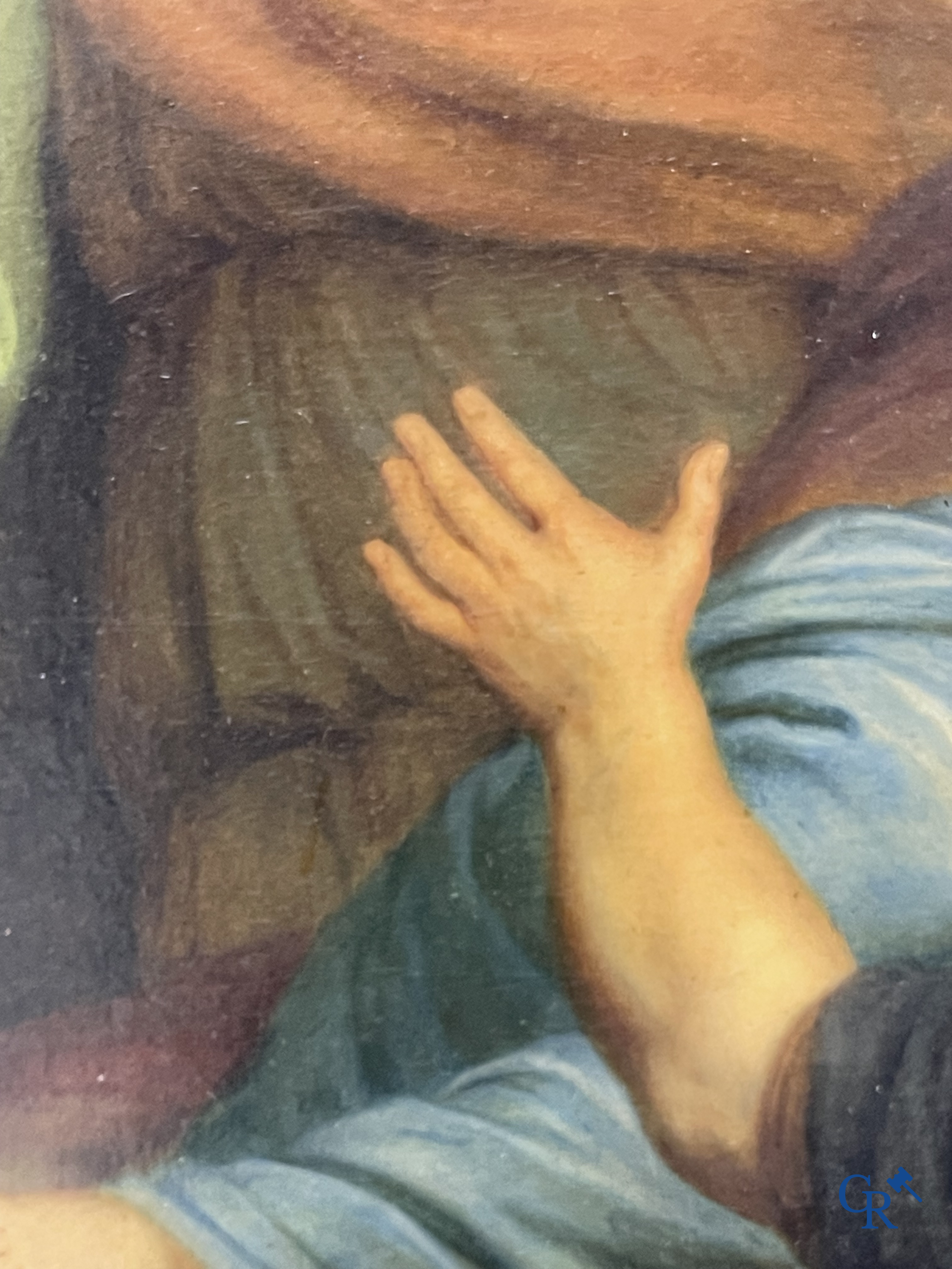 Andries Cornelis Lens (1739-1822) Oil on canvas. Painting in the typical neoclassical style.