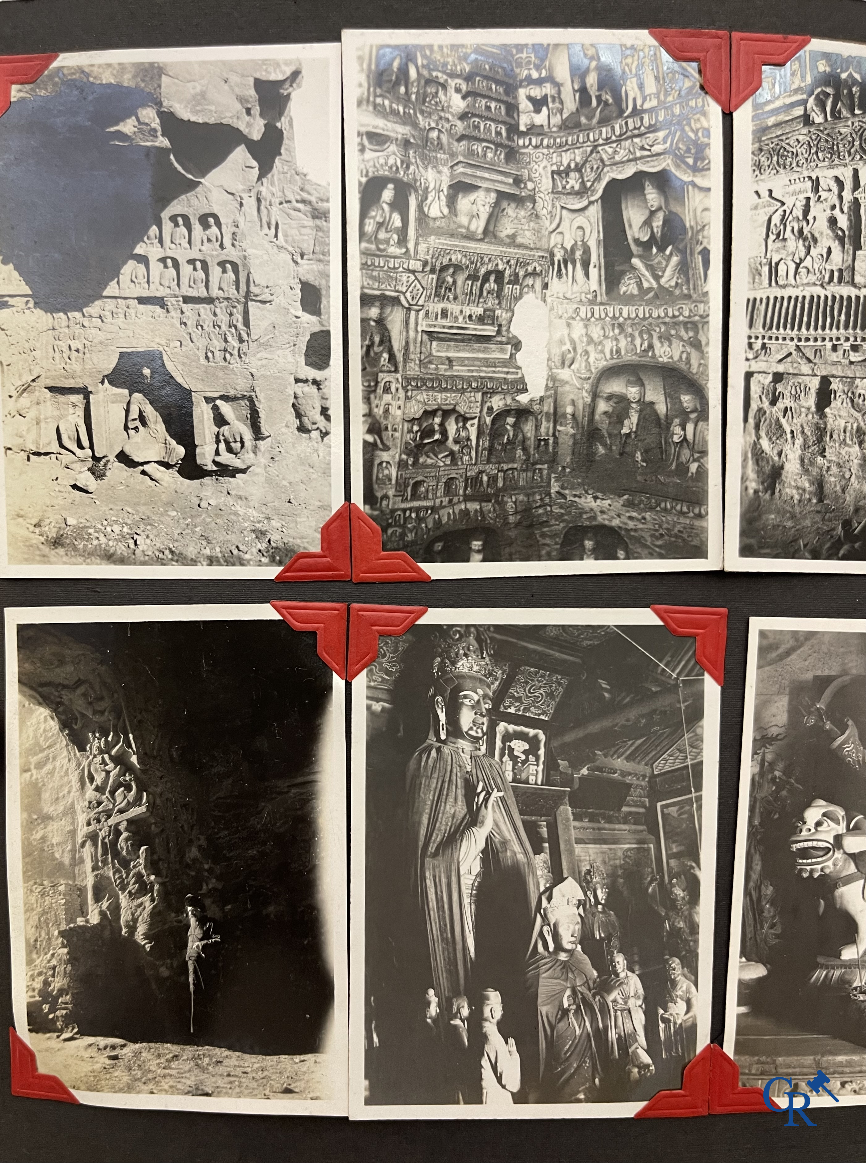 Aziatica, een belangrijk album met reisfoto's uit China. Onder andere Datong, Peking, Beijing, Hohhot, enz. Circa 1900.