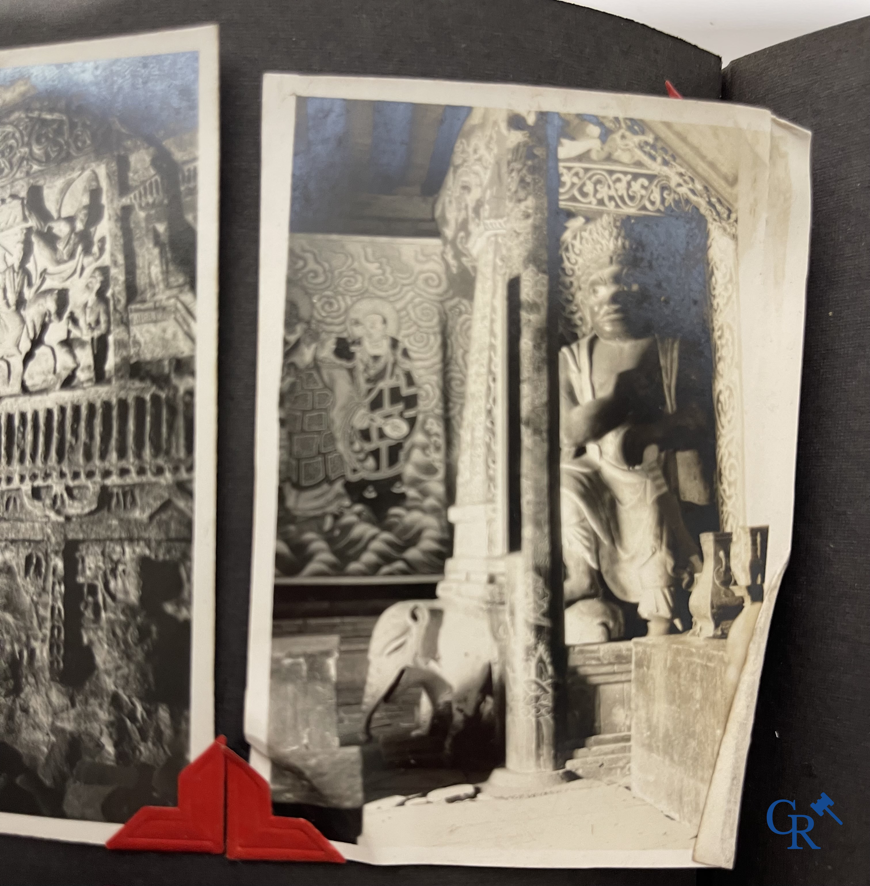 Aziatica, een belangrijk album met reisfoto's uit China. Onder andere Datong, Peking, Beijing, Hohhot, enz. Circa 1900.