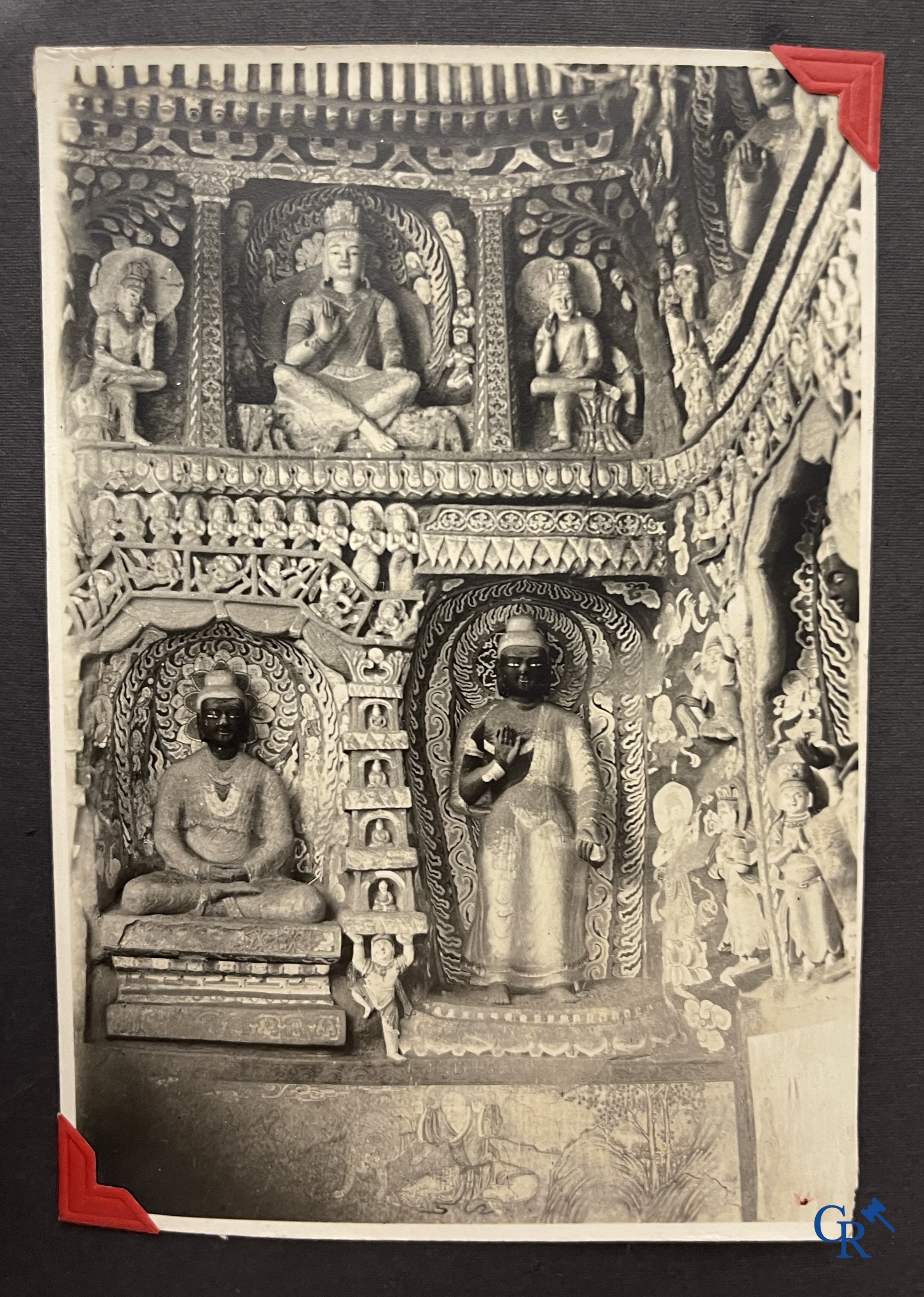 Aziatica, een belangrijk album met reisfoto's uit China. Onder andere Datong, Peking, Beijing, Hohhot, enz. Circa 1900.