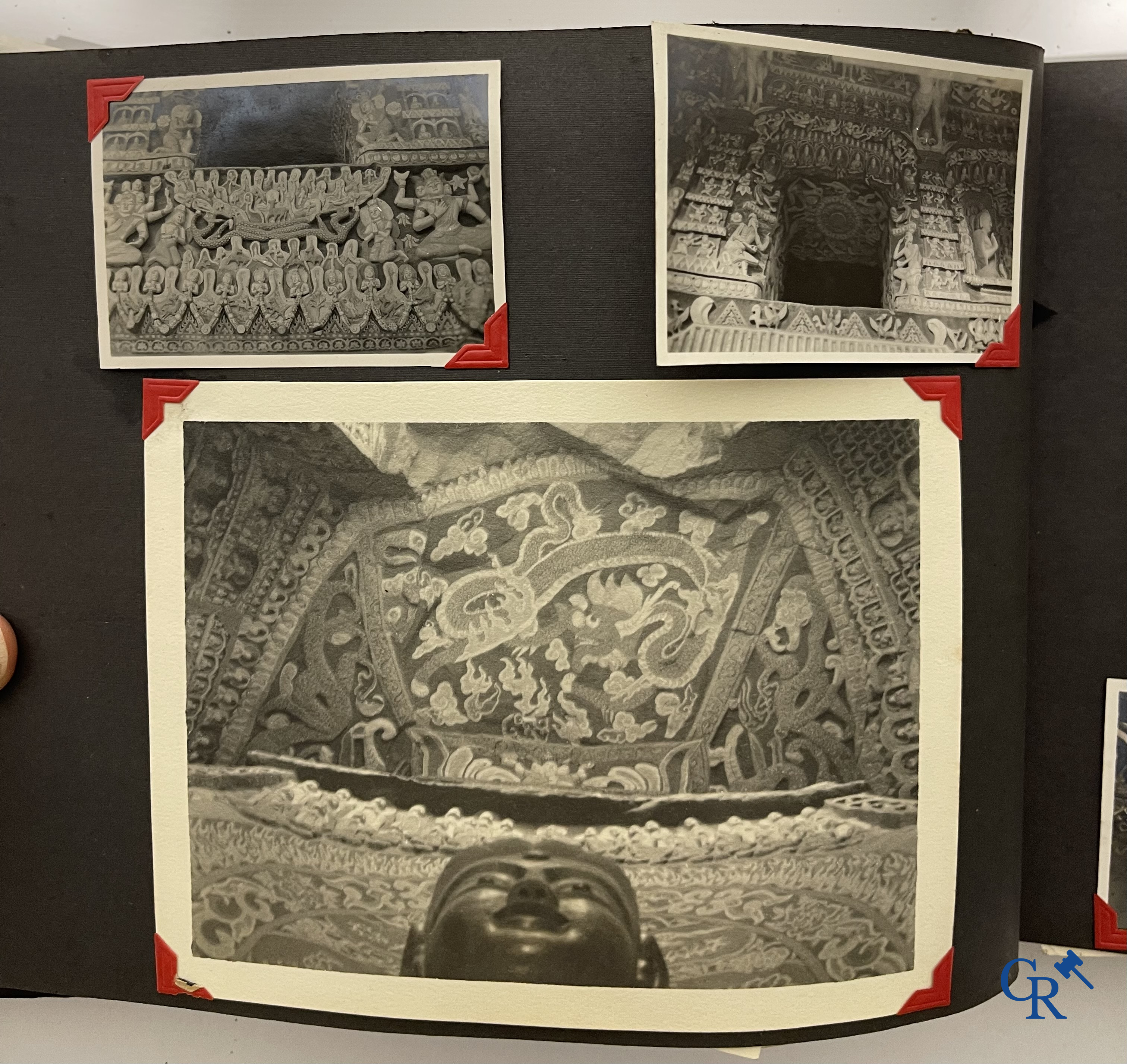 Aziatica, een belangrijk album met reisfoto's uit China. Onder andere Datong, Peking, Beijing, Hohhot, enz. Circa 1900.