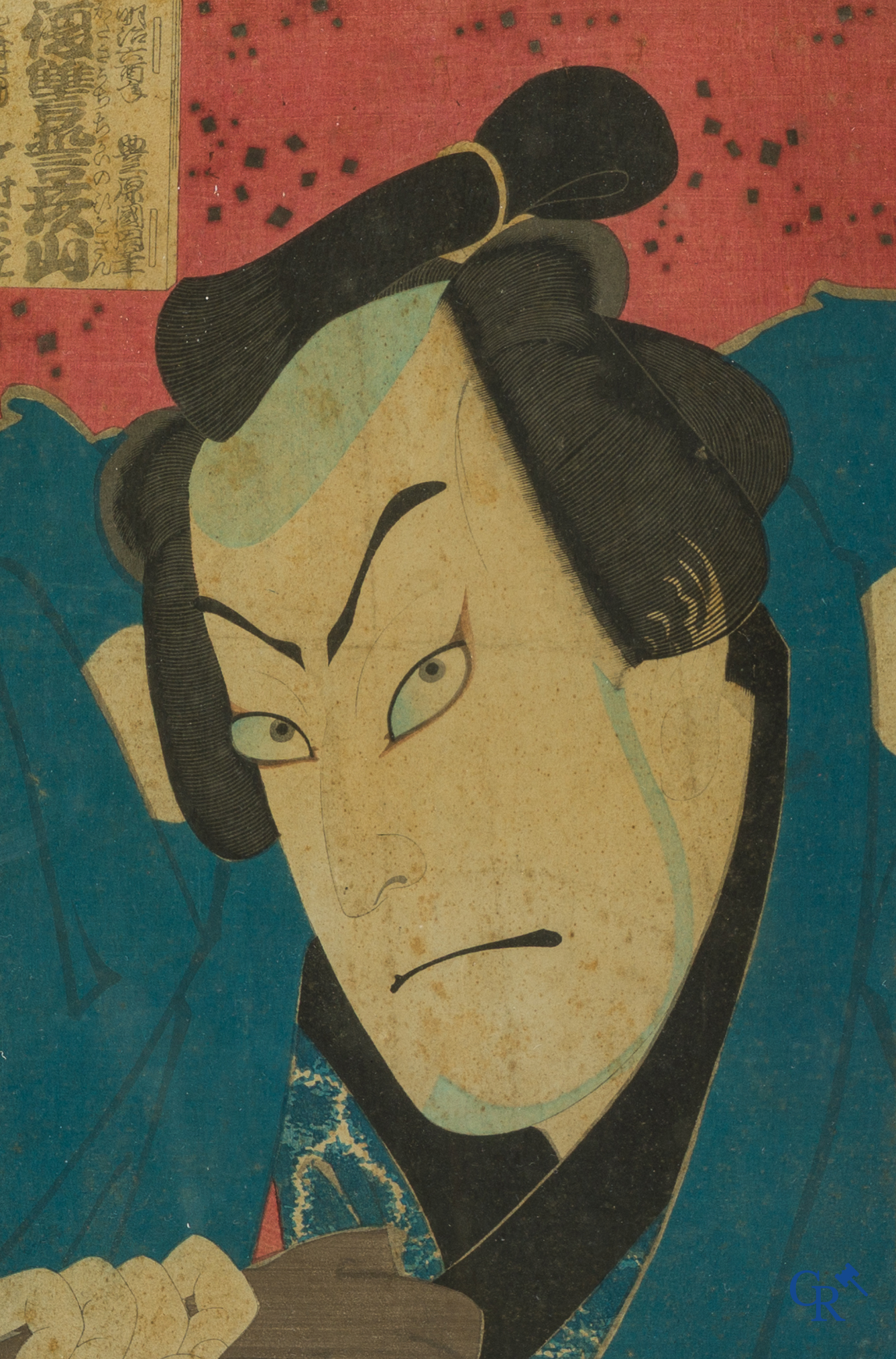 Aziatica. 2 Japanese houtsnedes, 18e-19e eeuw.