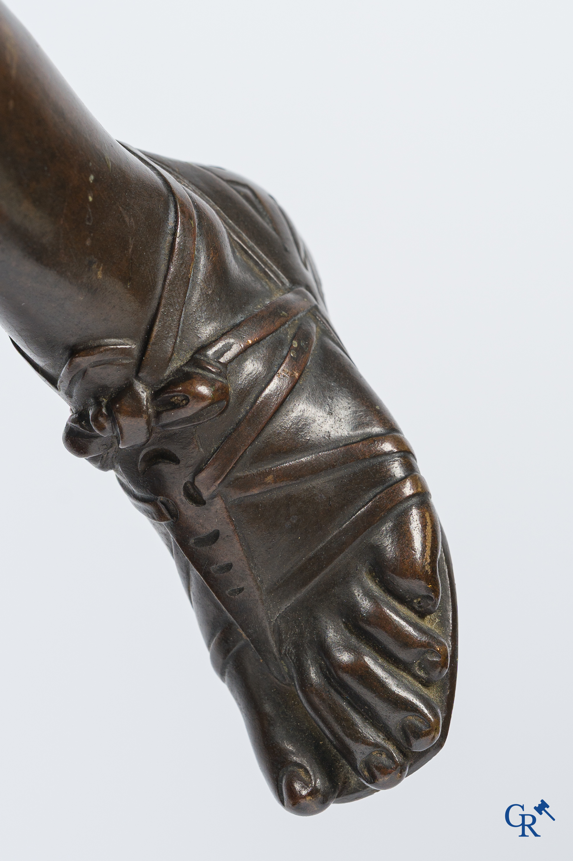 Pierre Lepautre en Guillaume Ier Coustou (naar). Atalante en Hippomène. Imposant paar bronzen beelden, circa 1880.