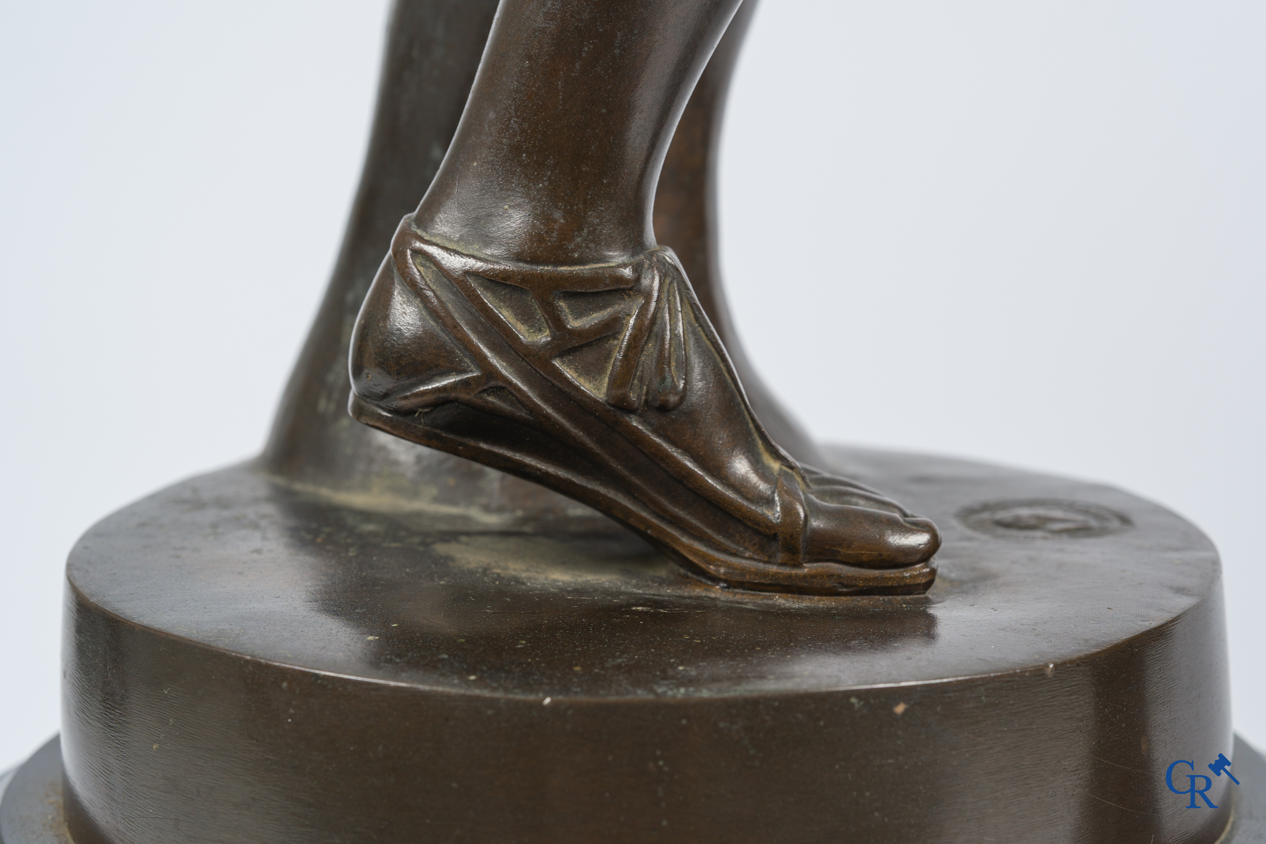 Pierre Lepautre en Guillaume Ier Coustou (naar). Atalante en Hippomène. Imposant paar bronzen beelden, circa 1880.