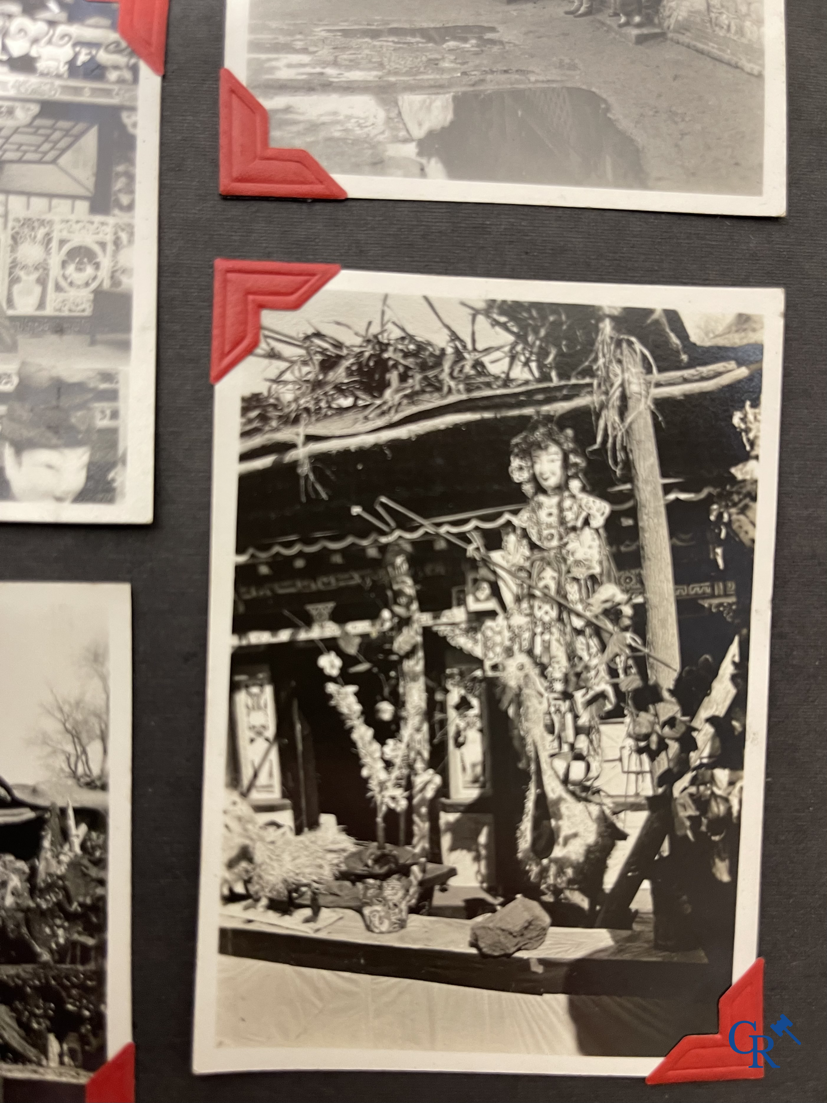 Aziatica, een belangrijk album met reisfoto's uit China. Onder andere Datong, Peking, Beijing, Hohhot, enz. Circa 1900.