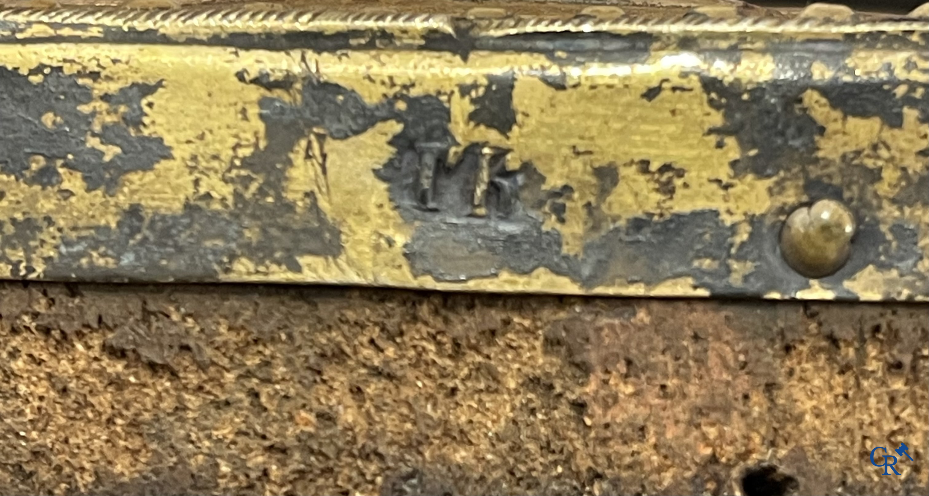 Russian work. The birth of Jesus. Important Russian icon with silver oklad. Silver grade 84 and dated 1883.