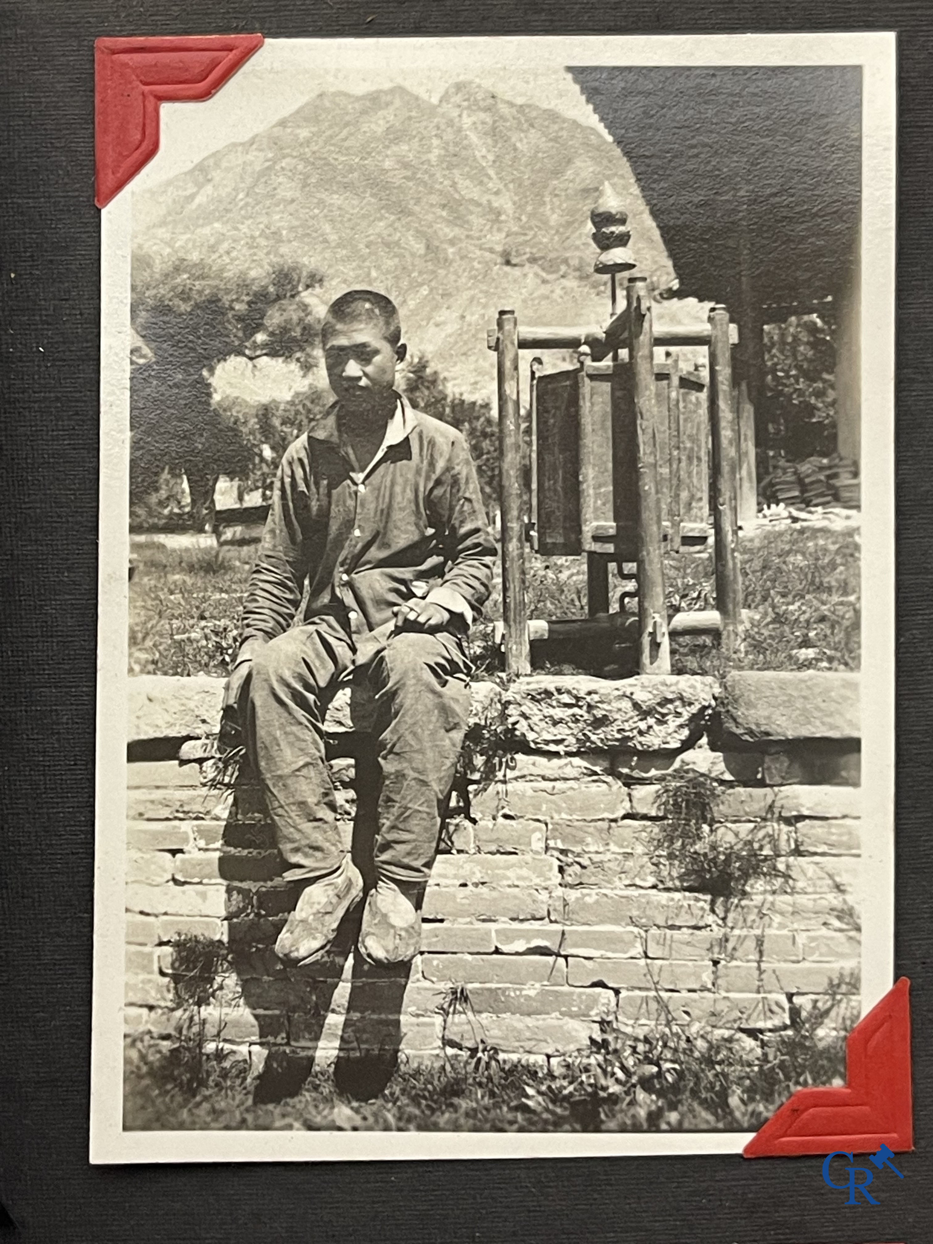 Aziatica, een belangrijk album met reisfoto's uit China. Onder andere Datong, Peking, Beijing, Hohhot, enz. Circa 1900.