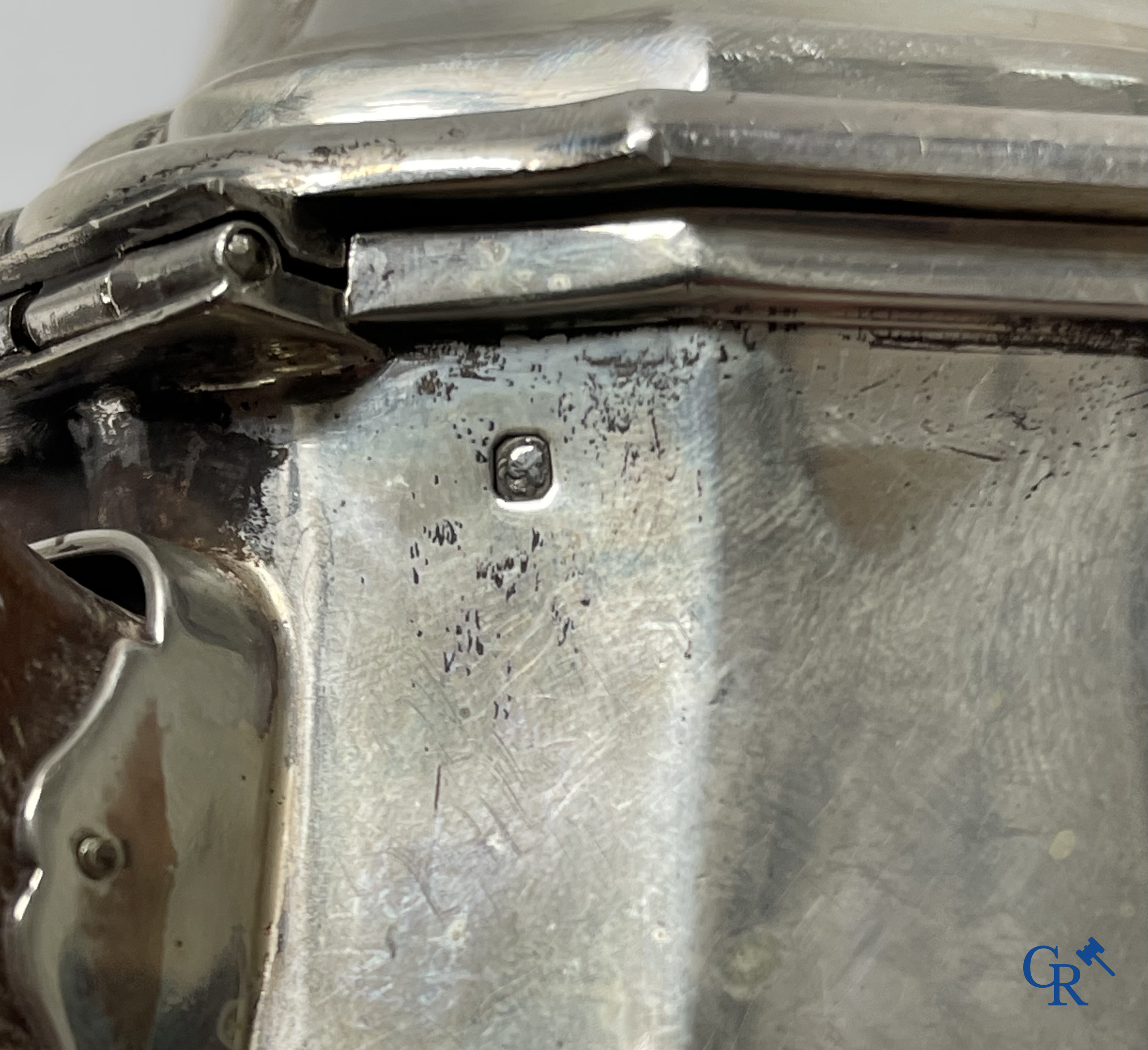 Tétard Frères, Paris. Part of a coffee and tea set in silver. Minerva head and Tétard hall marks.