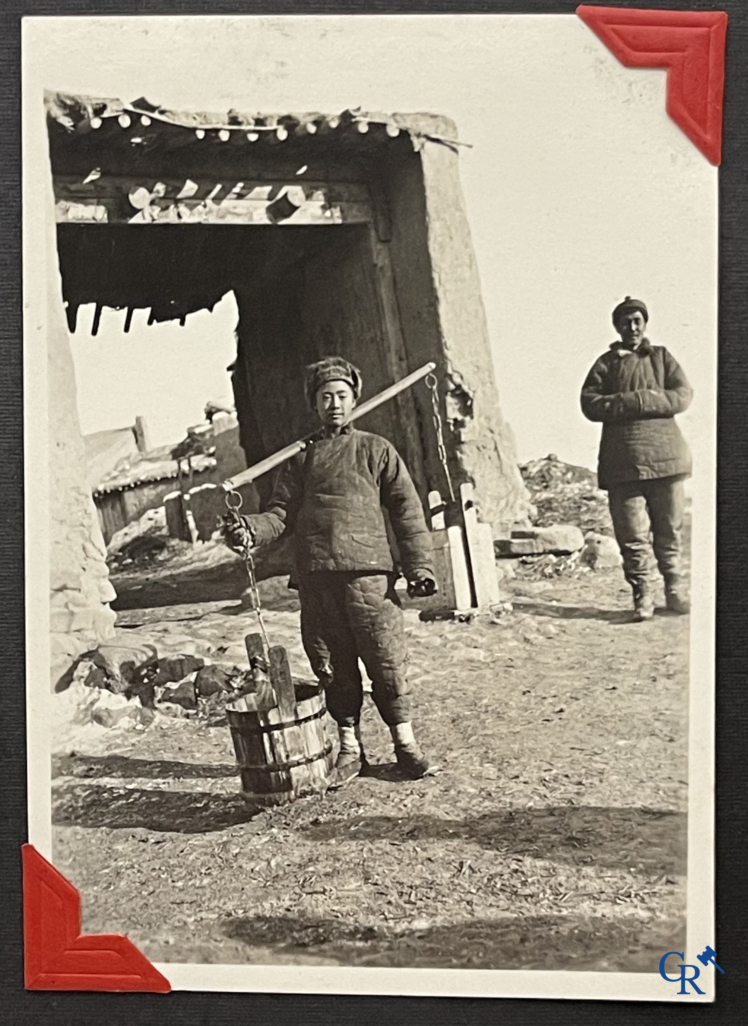 Aziatica, een belangrijk album met reisfoto's uit China. Onder andere Datong, Peking, Beijing, Hohhot, enz. Circa 1900.
