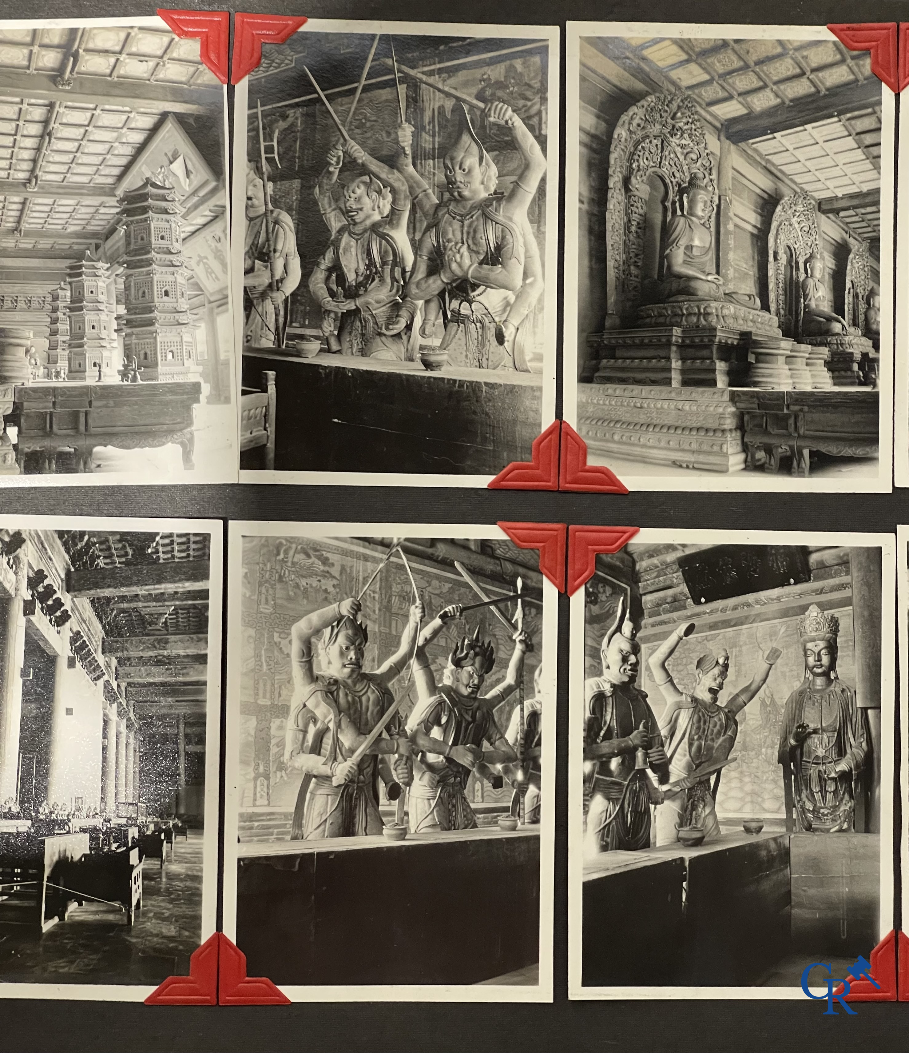 Aziatica, een belangrijk album met reisfoto's uit China. Onder andere Datong, Peking, Beijing, Hohhot, enz. Circa 1900.