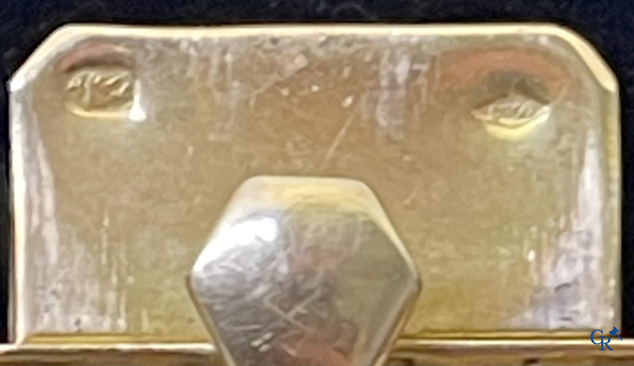 Juwelen. Een armband in geelgoud 750°/00.