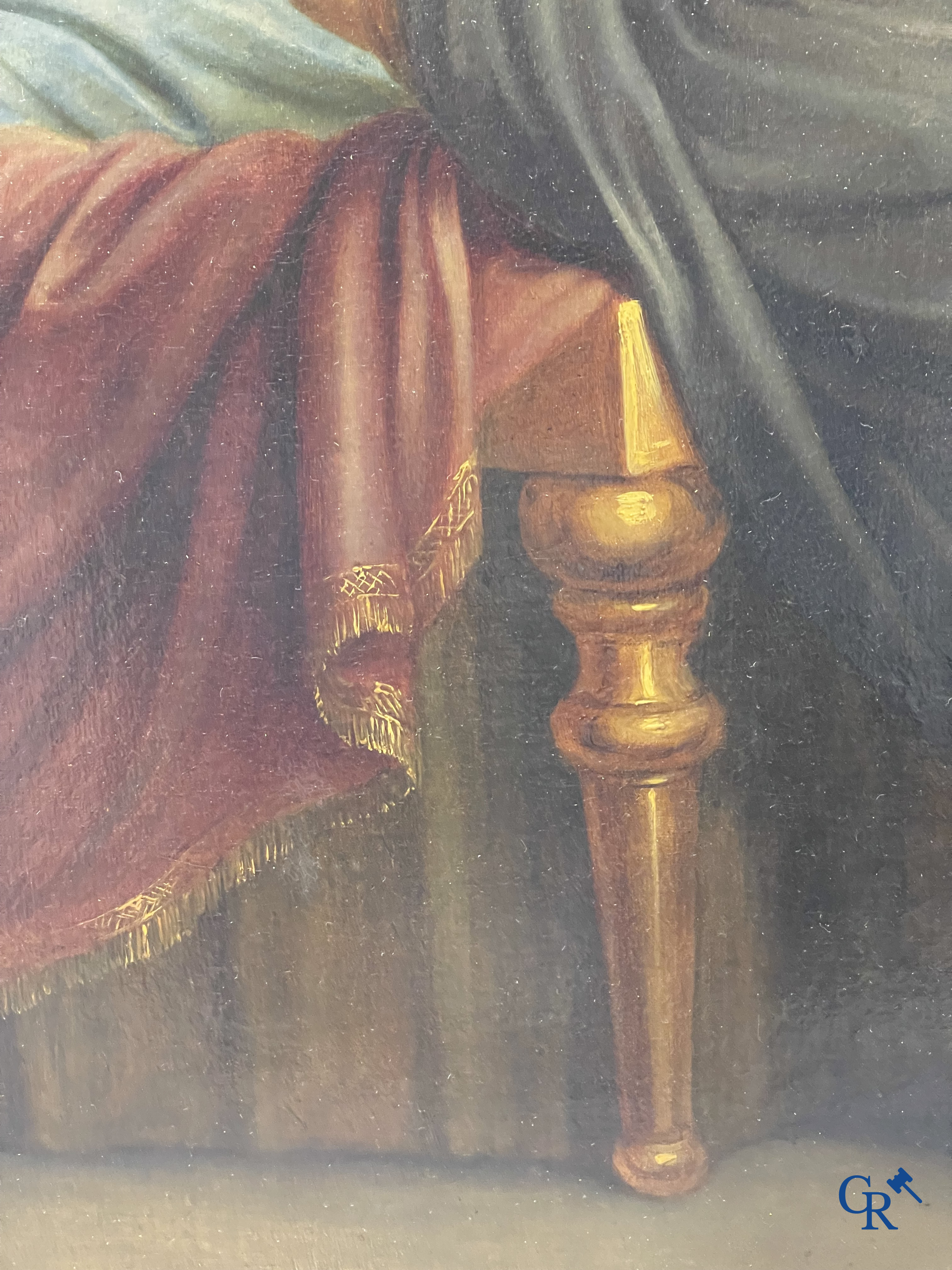 Andries Cornelis Lens (1739-1822) Oil on canvas. Painting in the typical neoclassical style.