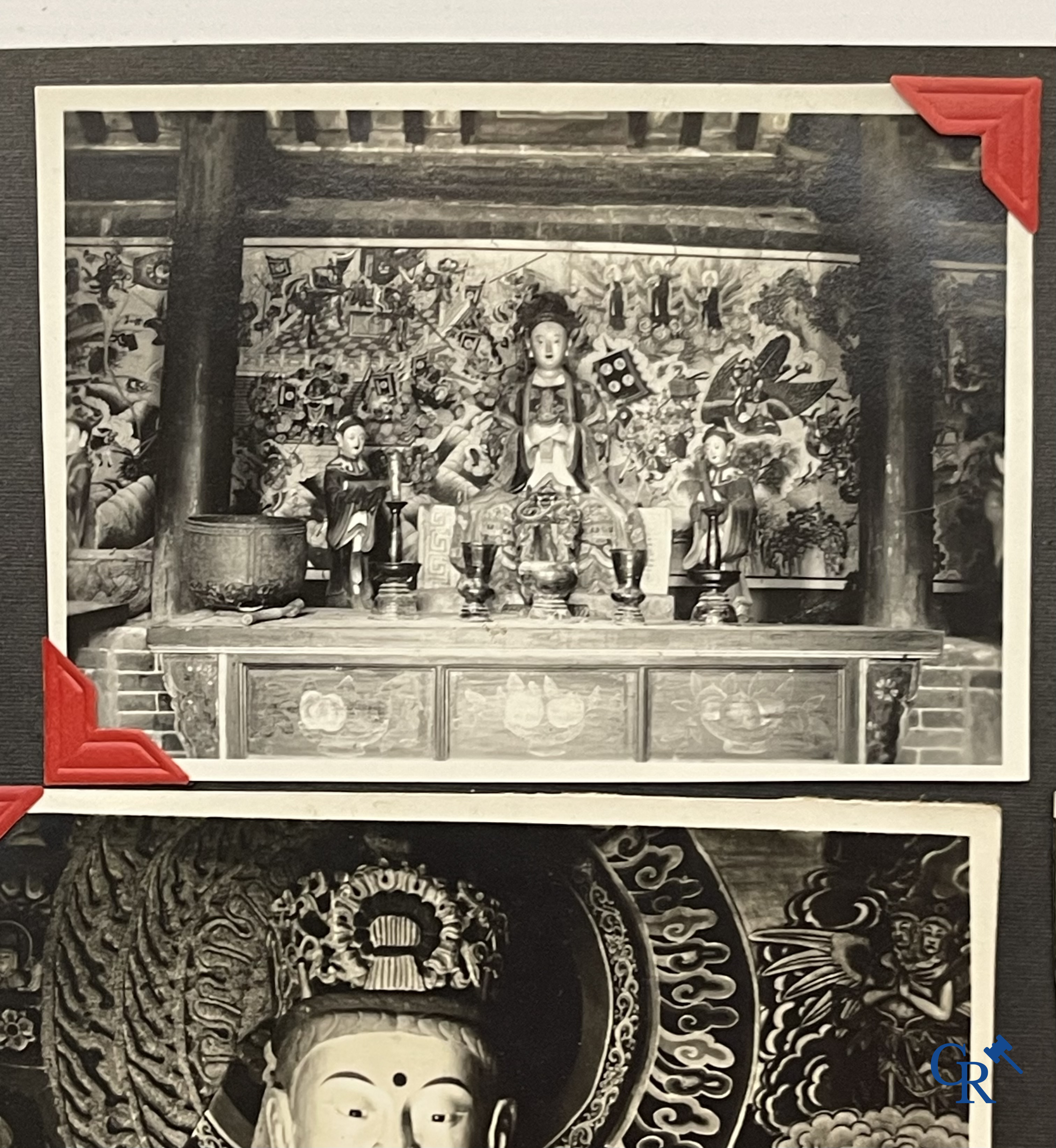 Aziatica, een belangrijk album met reisfoto's uit China. Onder andere Datong, Peking, Beijing, Hohhot, enz. Circa 1900.