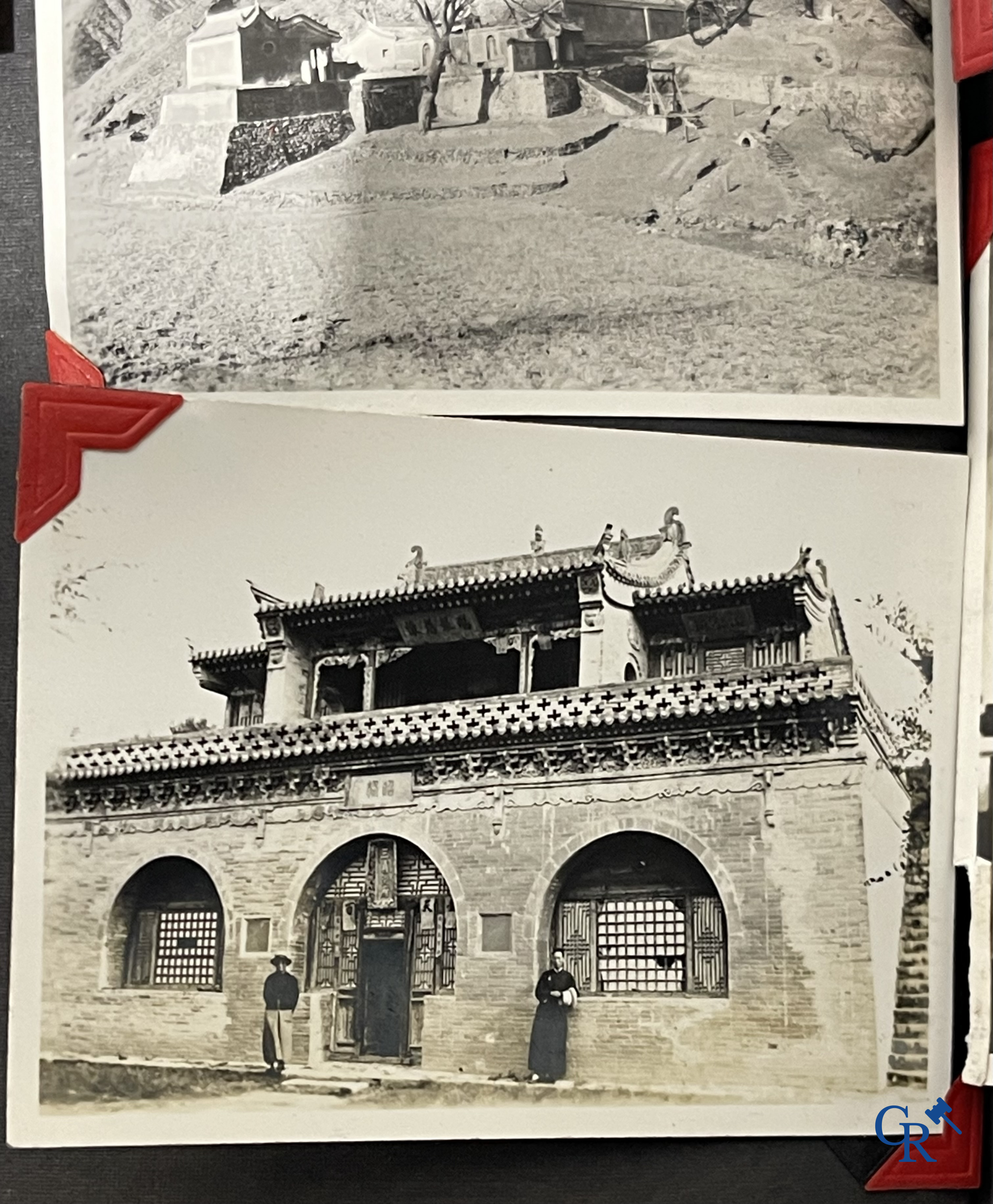 Aziatica, een belangrijk album met reisfoto's uit China. Onder andere Datong, Peking, Beijing, Hohhot, enz. Circa 1900.