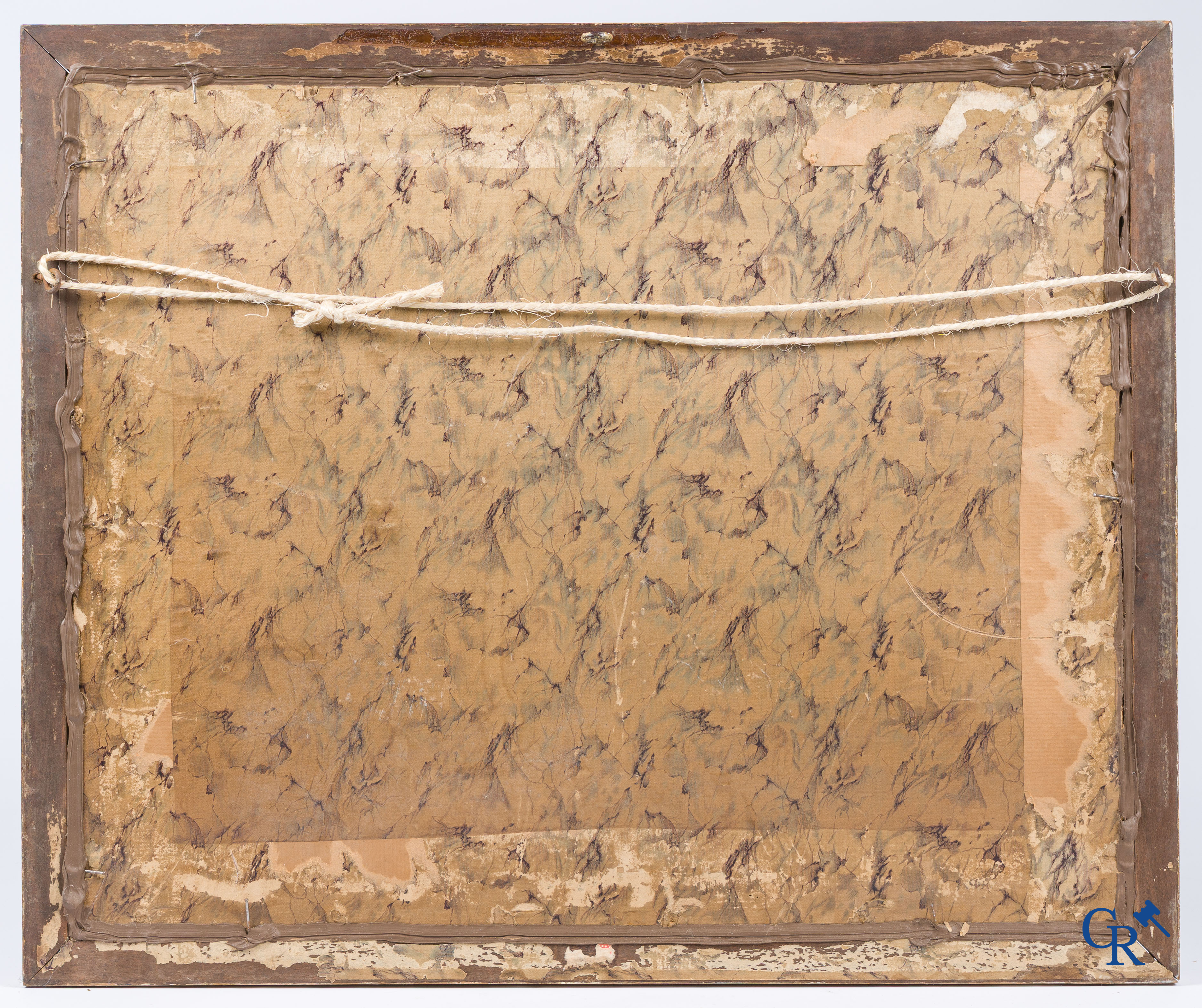 Pastoral scene, pen and brown ink on paper. Late 18th, early 19th century.