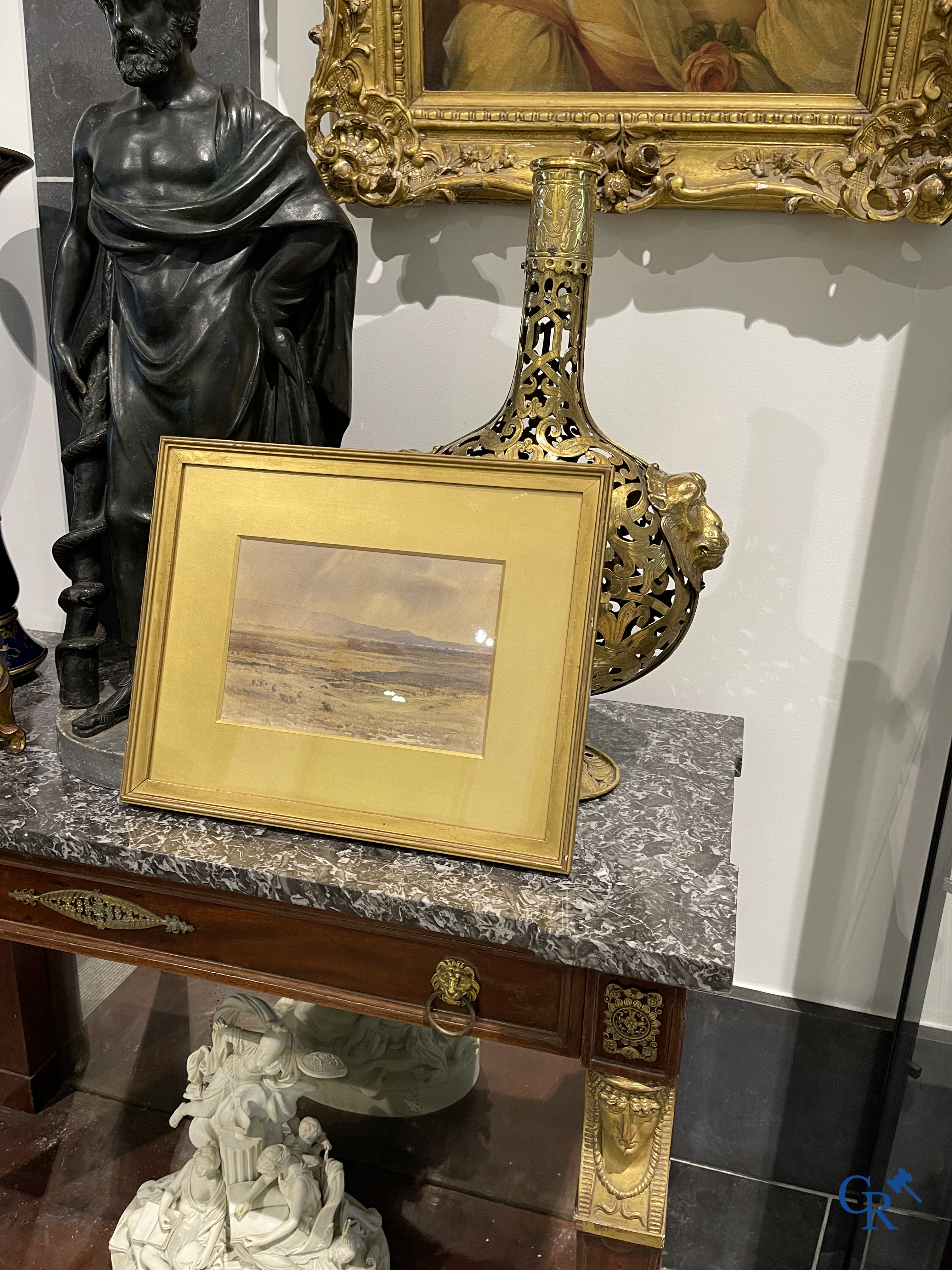 Joseph Mallord William Turner (1775-1851) (in the style of) Watercolour. Signed lower left.