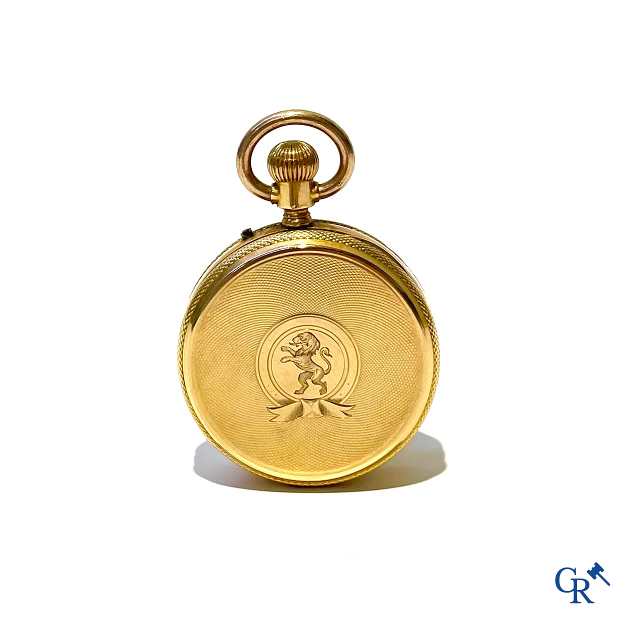 Pateck, Genève. Een zakhorloge in goud 750°/00. Genummerd 7950. Zwitsers werk.