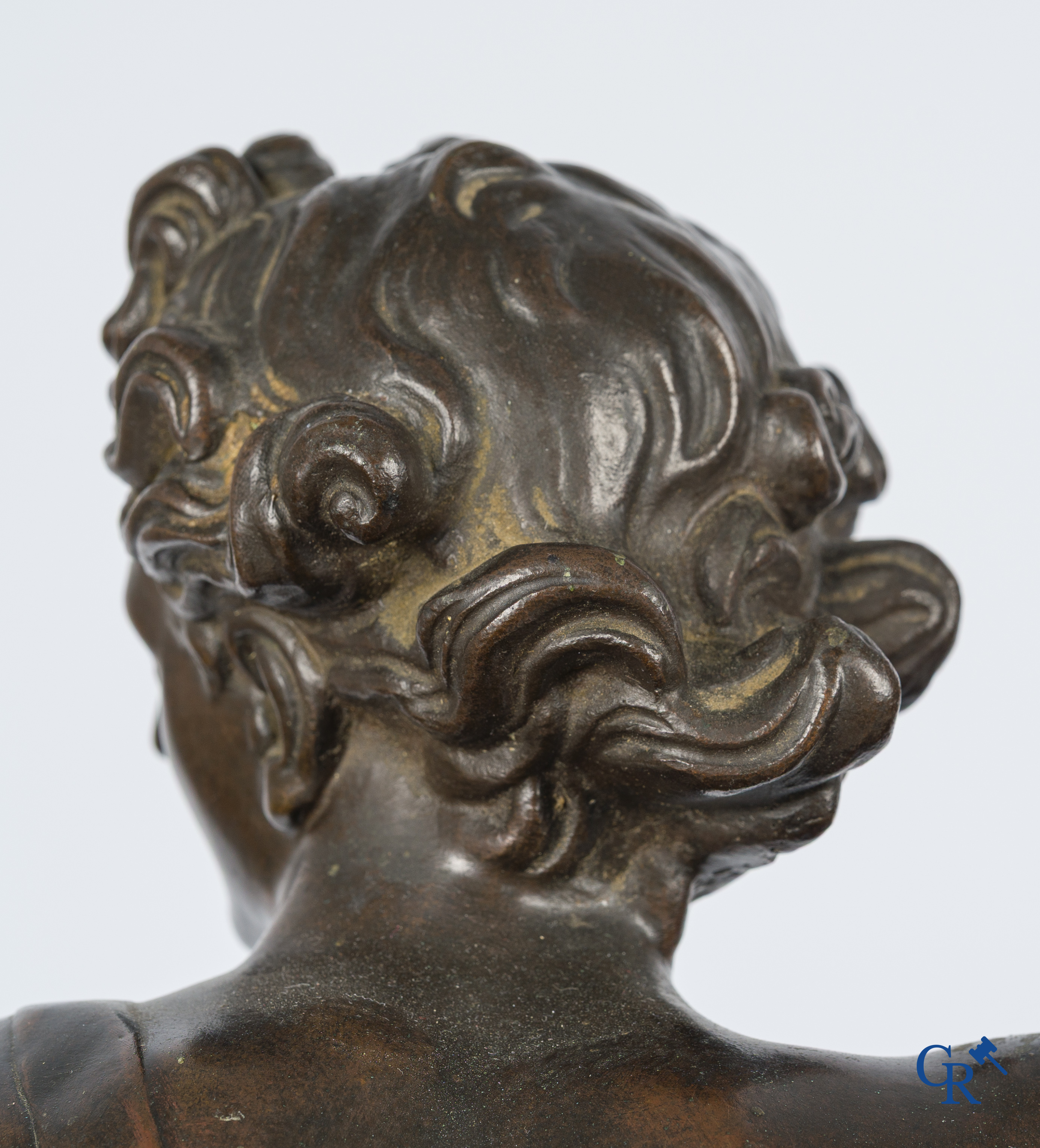 Pierre Lepautre en Guillaume Ier Coustou (naar). Atalante en Hippomène. Imposant paar bronzen beelden, circa 1880.