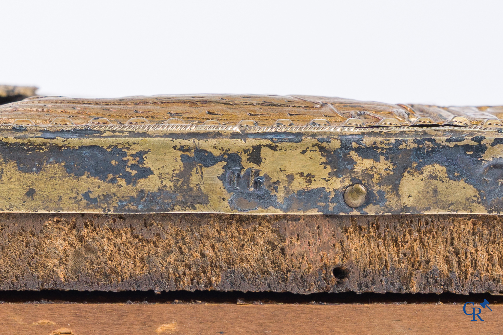 Russian work. The birth of Jesus. Important Russian icon with silver oklad. Silver grade 84 and dated 1883.