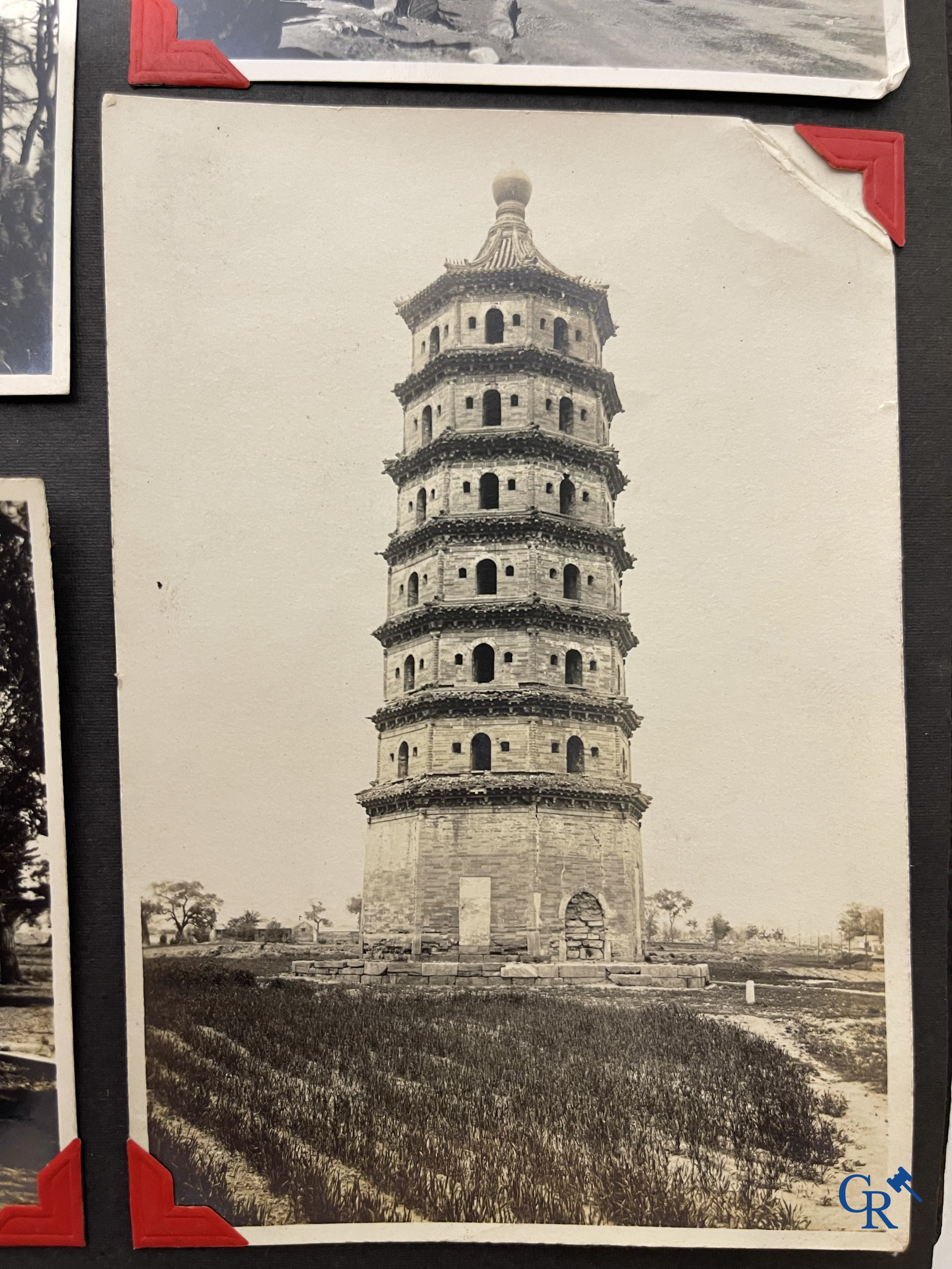 Aziatica, een belangrijk album met reisfoto's uit China. Onder andere Datong, Peking, Beijing, Hohhot, enz. Circa 1900.