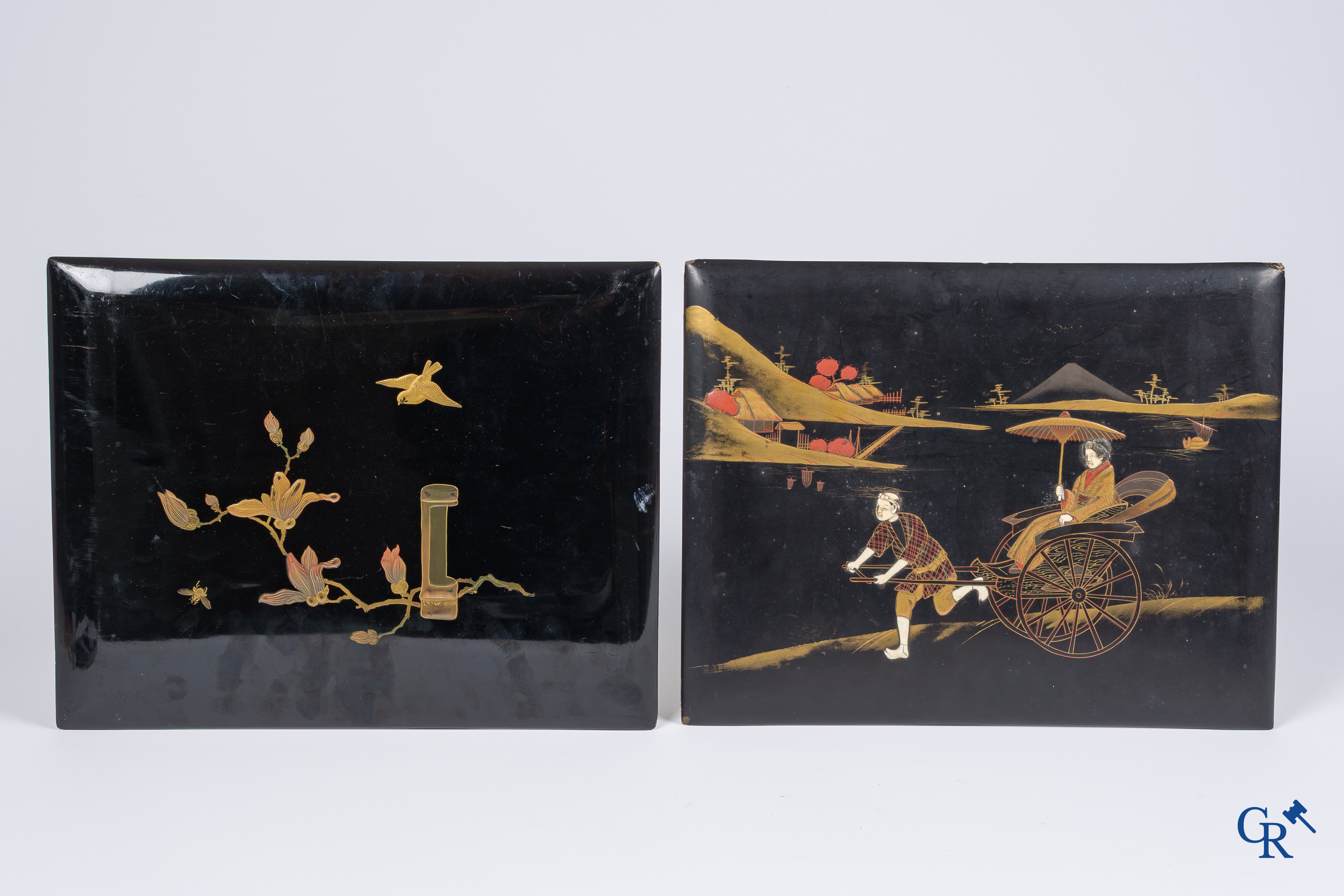 Asian Art, 2 original and large photos including Zhang Zhidong (1837-1909), Chinese civil servant. Qing Dynasty.