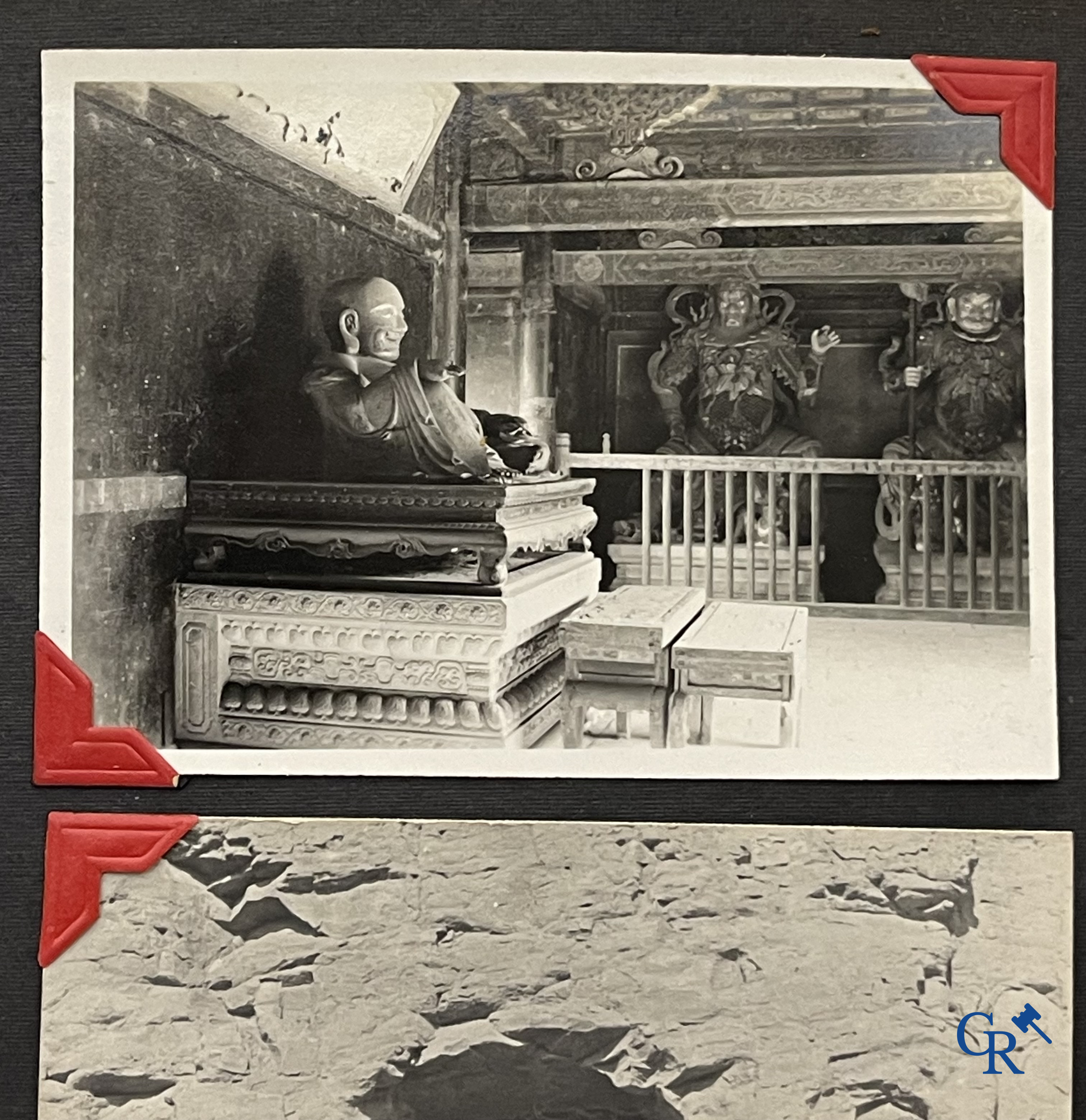 Aziatica, een belangrijk album met reisfoto's uit China. Onder andere Datong, Peking, Beijing, Hohhot, enz. Circa 1900.