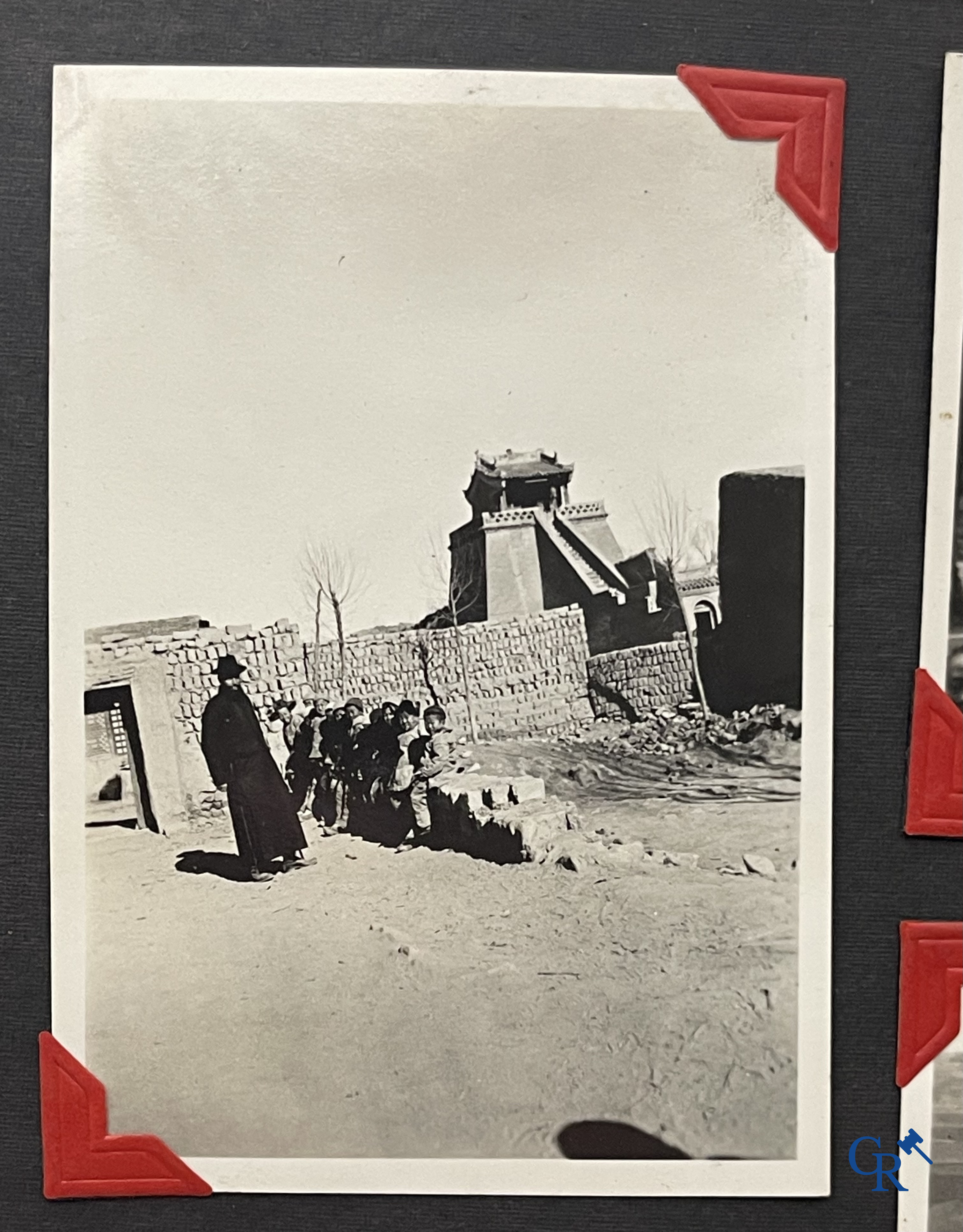 Aziatica, een belangrijk album met reisfoto's uit China. Onder andere Datong, Peking, Beijing, Hohhot, enz. Circa 1900.