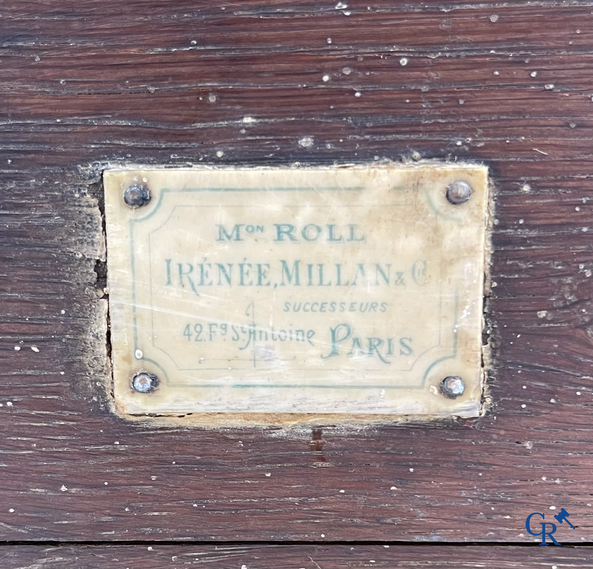 Maison Roll, 42, Rue Faubourg St. Antoine Paris. An exceptionally dessert furniture in carved walnut. LXVI style.