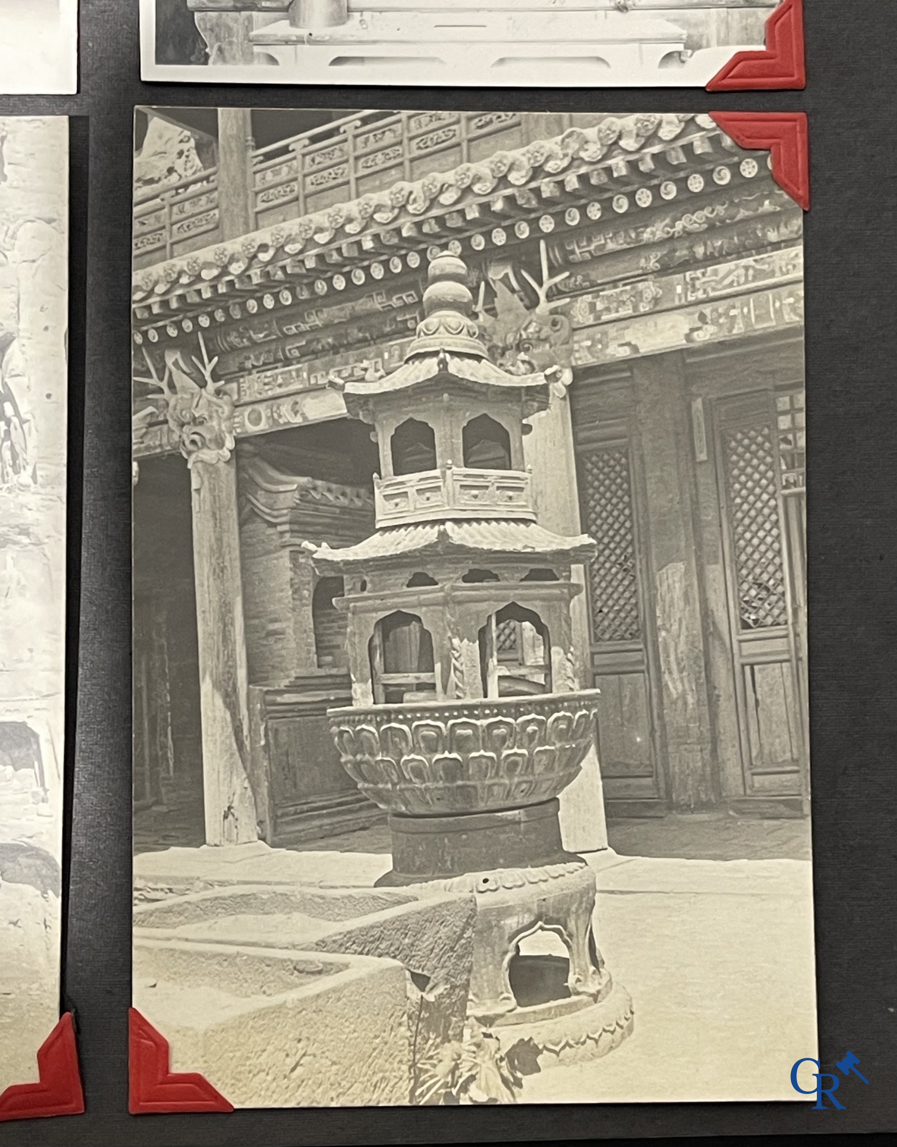 Aziatica, een belangrijk album met reisfoto's uit China. Onder andere Datong, Peking, Beijing, Hohhot, enz. Circa 1900.