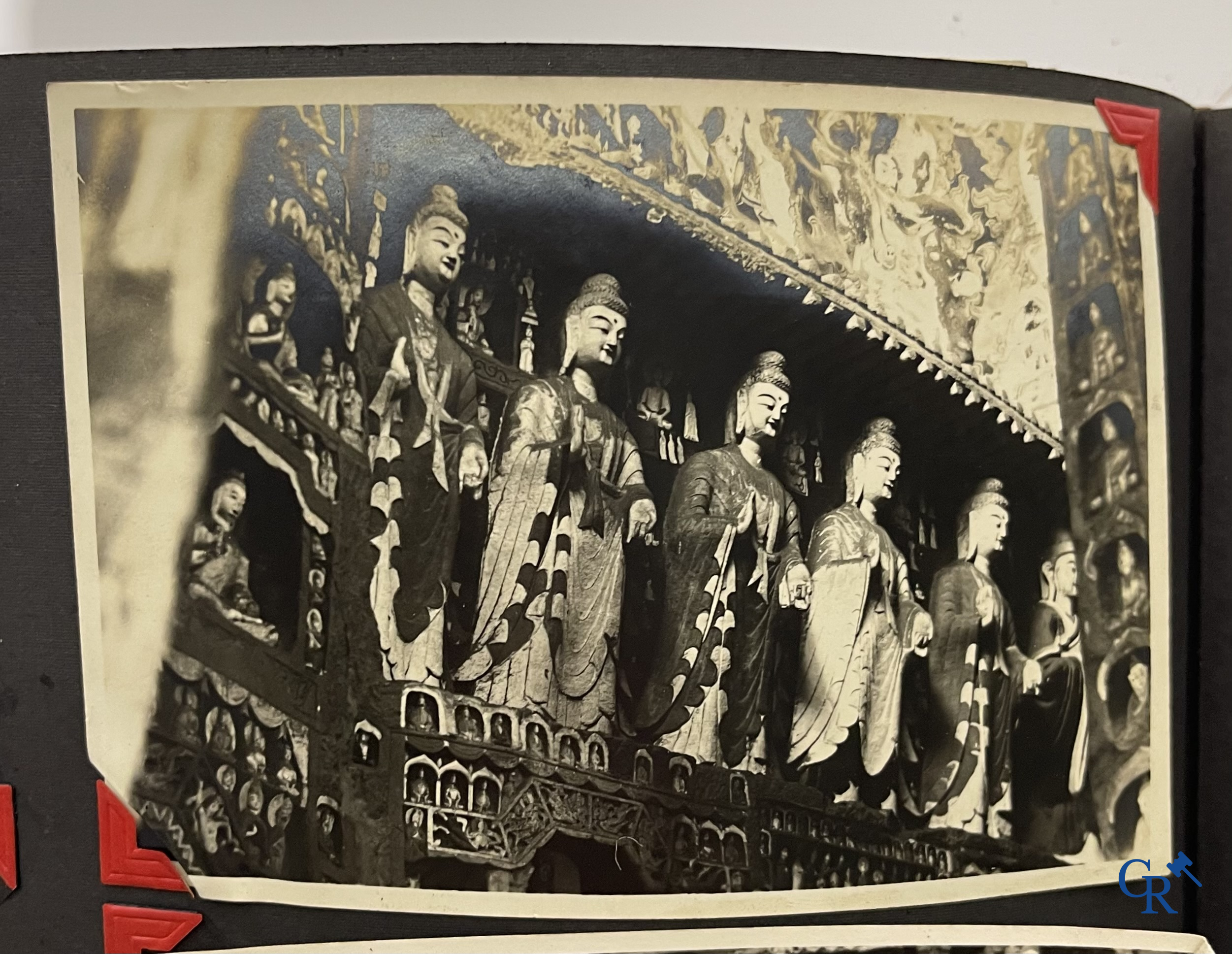 Aziatica, een belangrijk album met reisfoto's uit China. Onder andere Datong, Peking, Beijing, Hohhot, enz. Circa 1900.