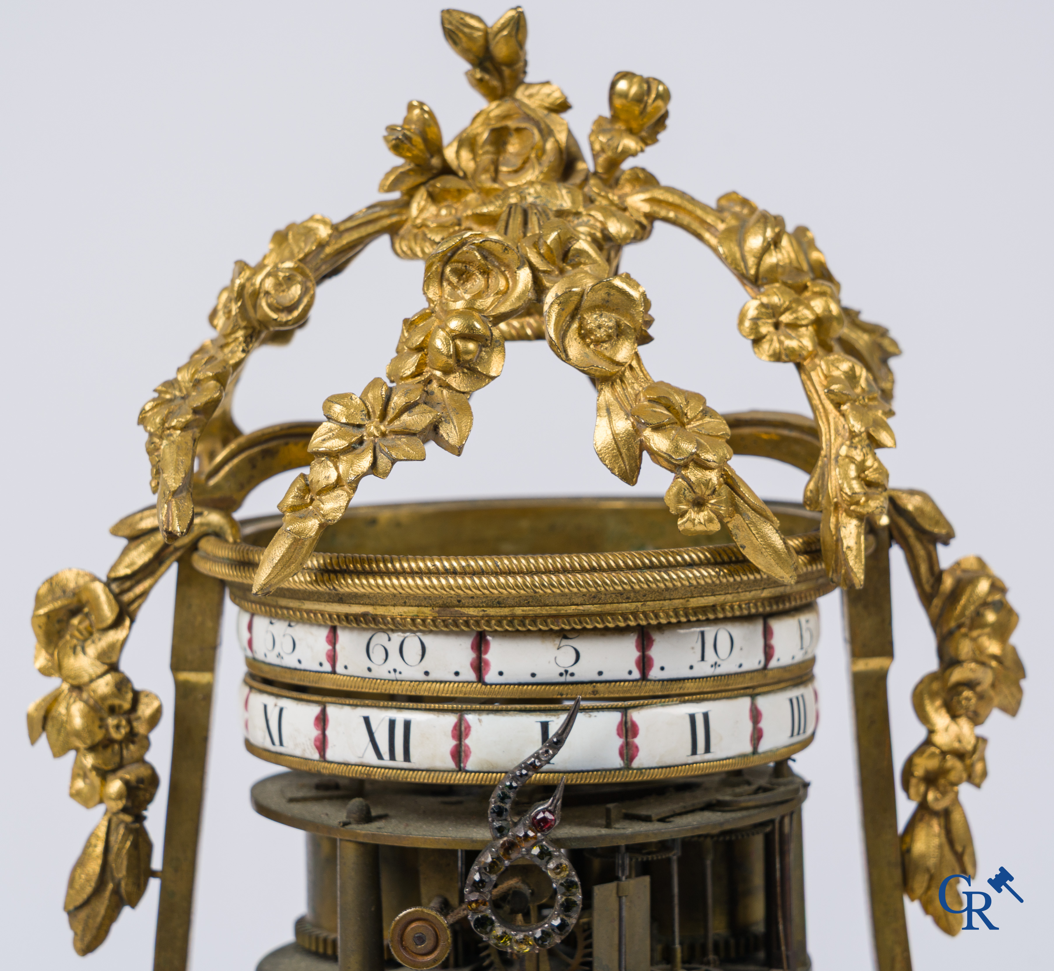 Jean-Antoine Lépine (1720-1814) Horloger du Roi à Paris. Pendule portique "Au temple de l'amour". LXVI-tijdperk.