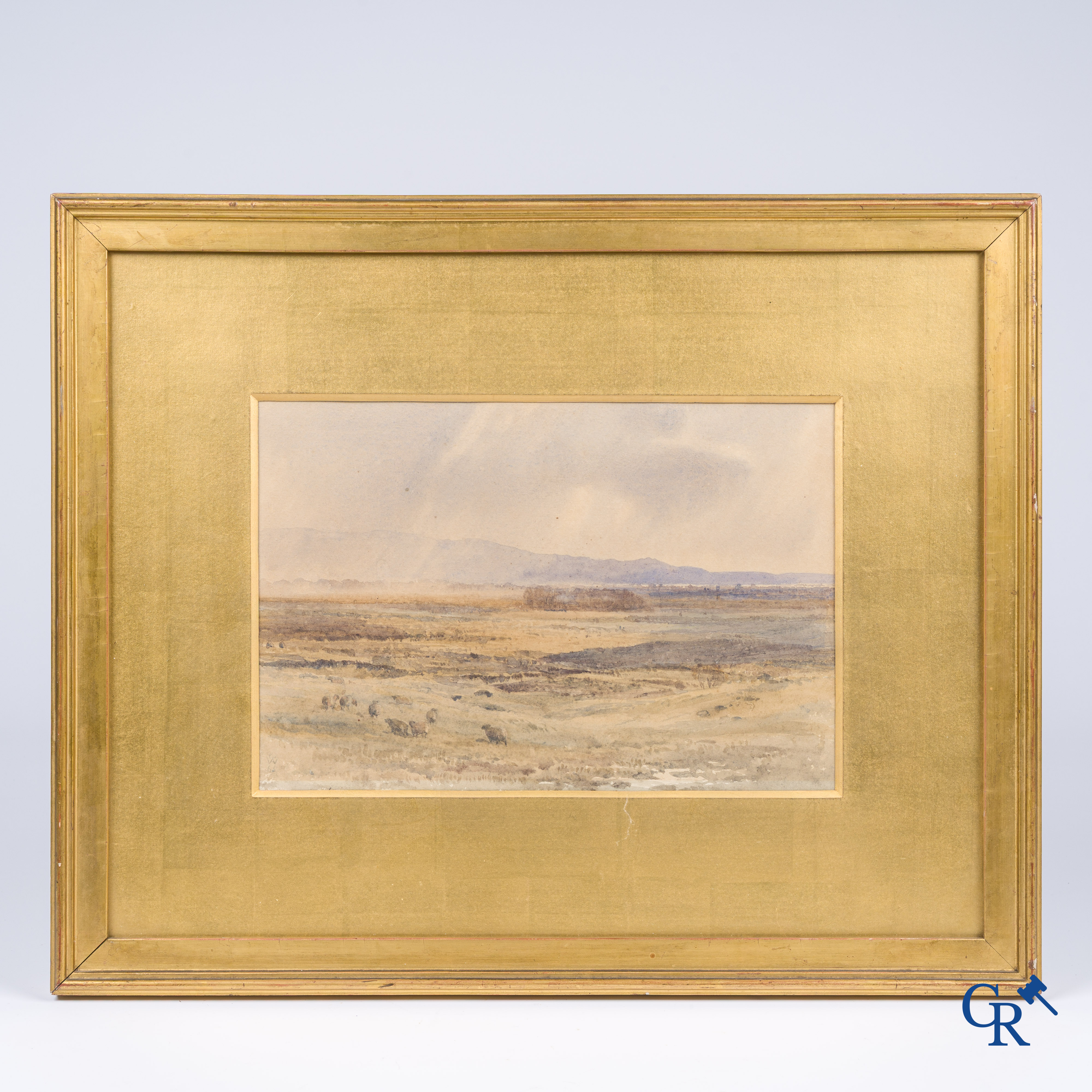 Joseph Mallord William Turner (1775-1851) (in the style of) Watercolour. Signed lower left.