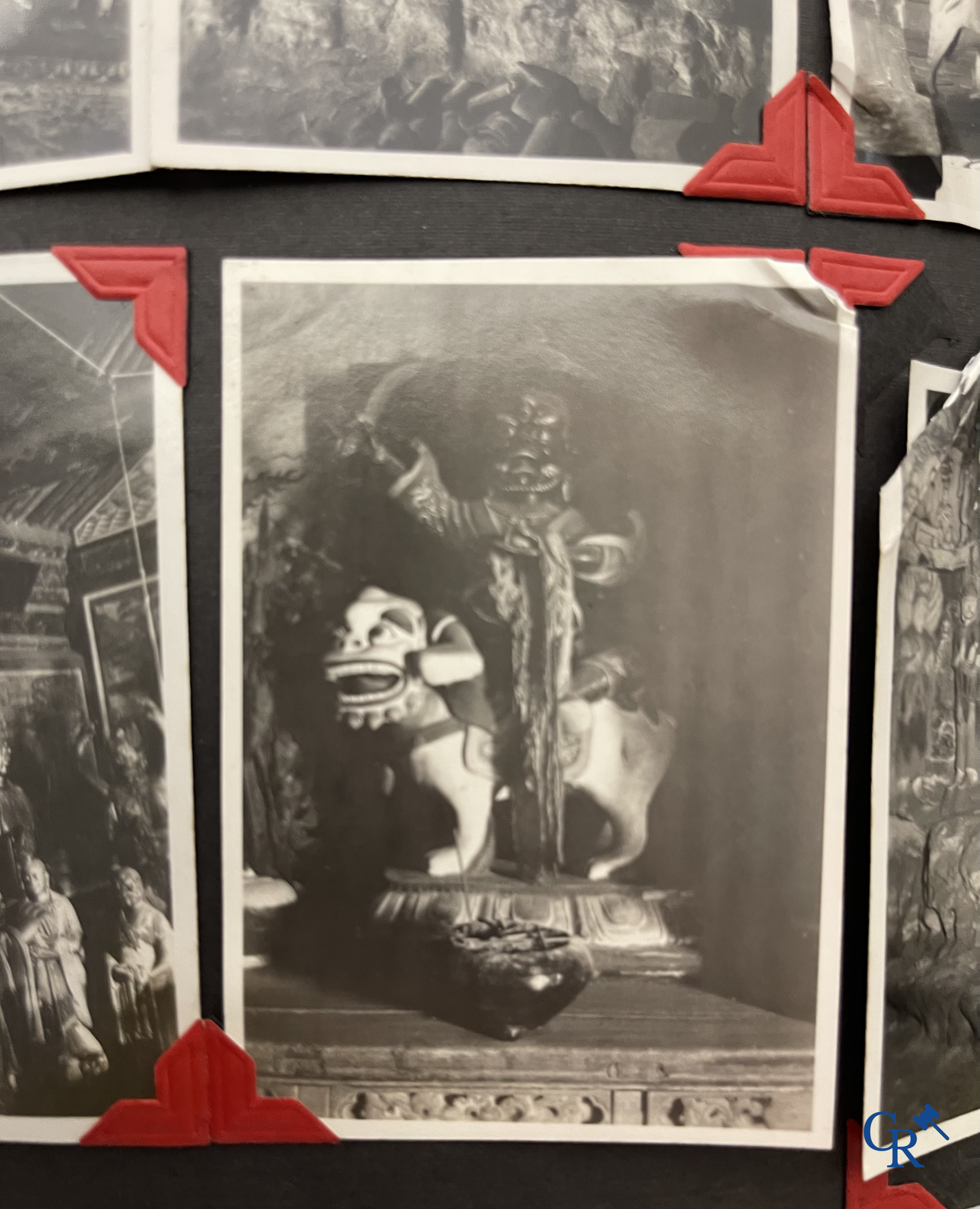 Aziatica, een belangrijk album met reisfoto's uit China. Onder andere Datong, Peking, Beijing, Hohhot, enz. Circa 1900.