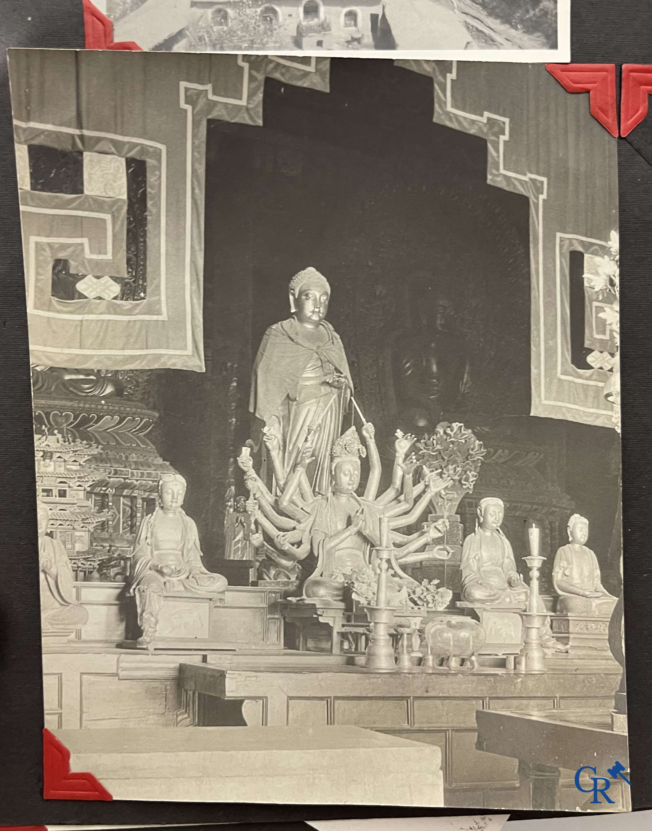 Aziatica, een belangrijk album met reisfoto's uit China. Onder andere Datong, Peking, Beijing, Hohhot, enz. Circa 1900.