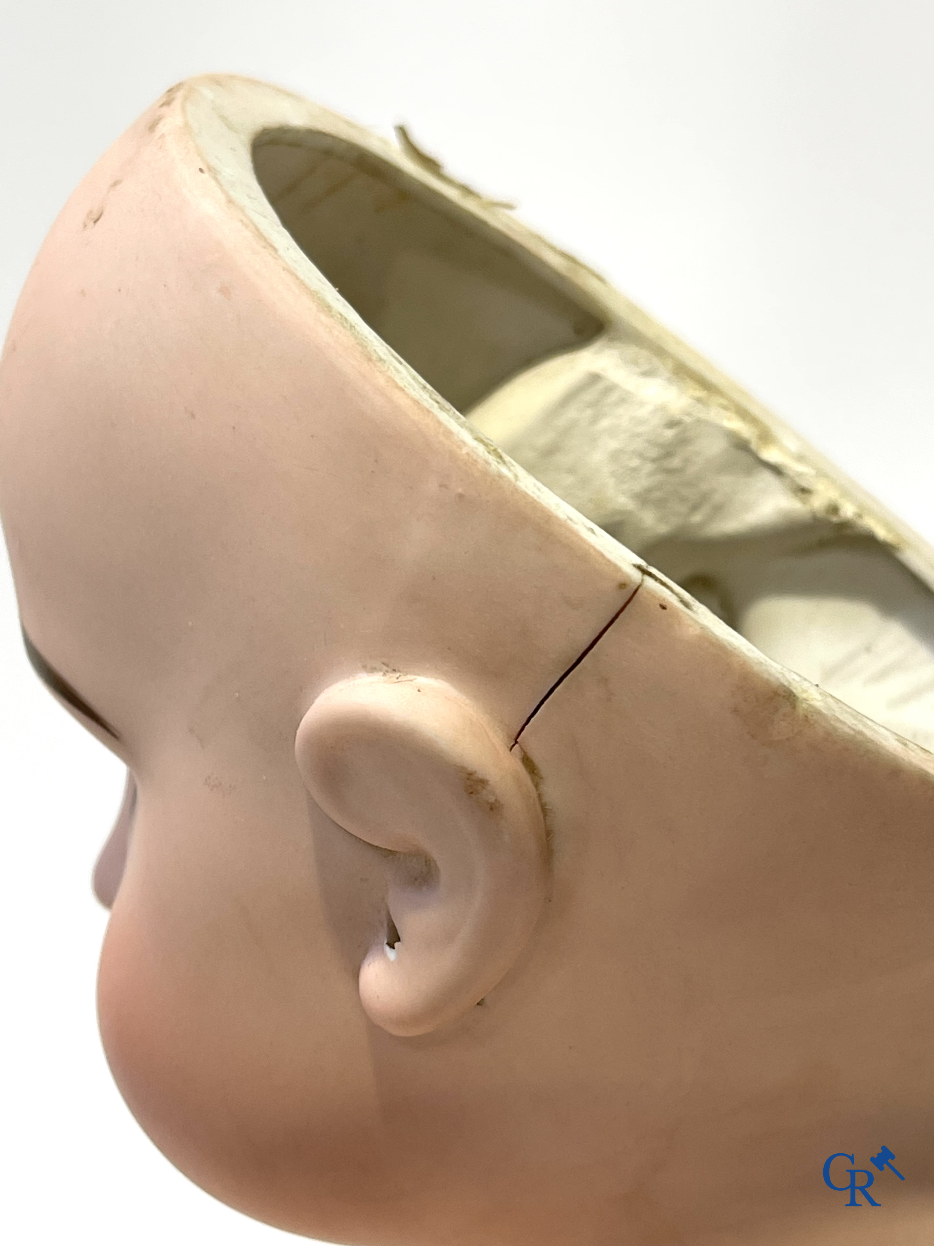 Old toys, Jumeau, doll with porcelain head marked Tête Jumeau Déposé, n°10.