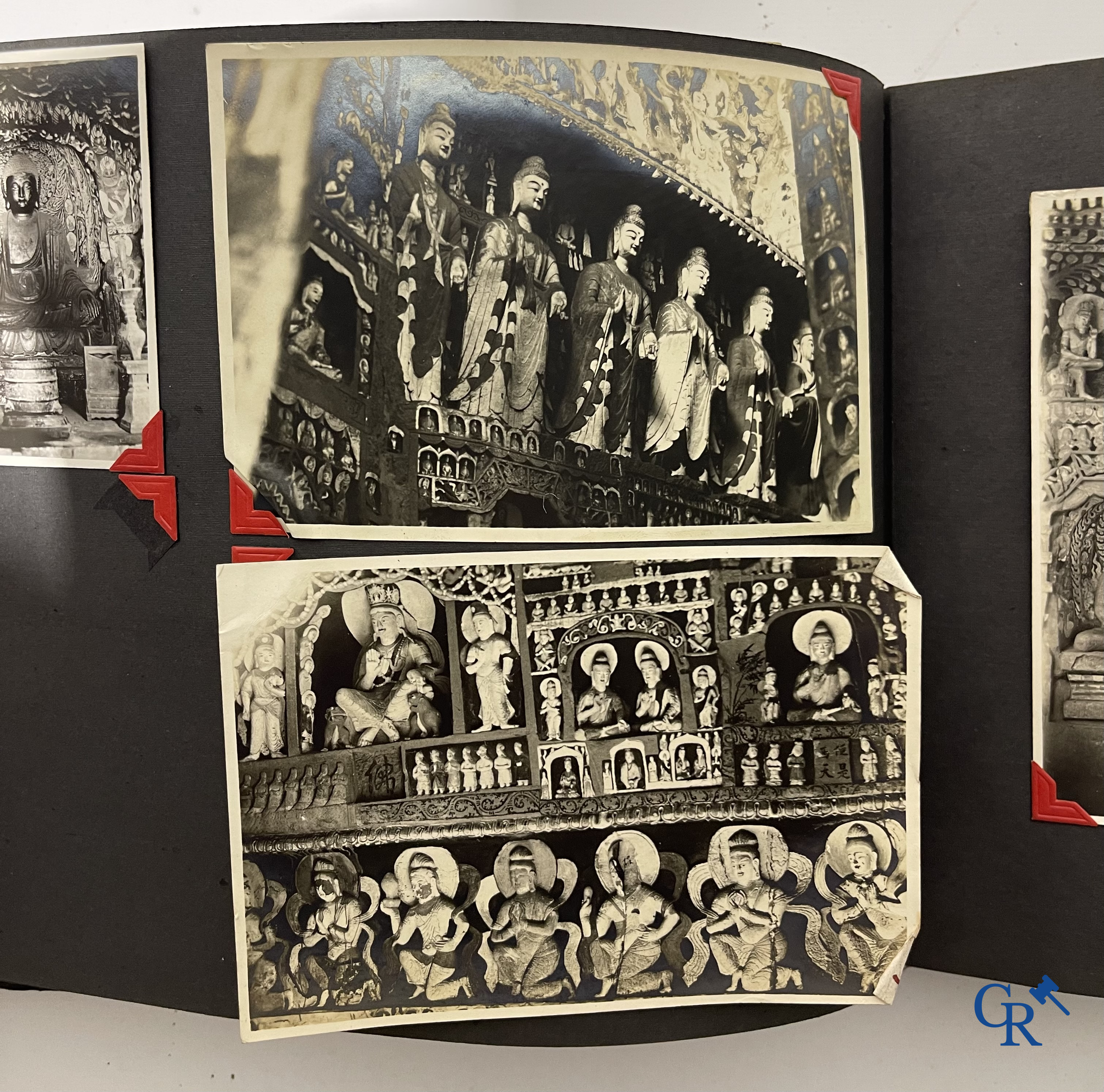 Aziatica, een belangrijk album met reisfoto's uit China. Onder andere Datong, Peking, Beijing, Hohhot, enz. Circa 1900.