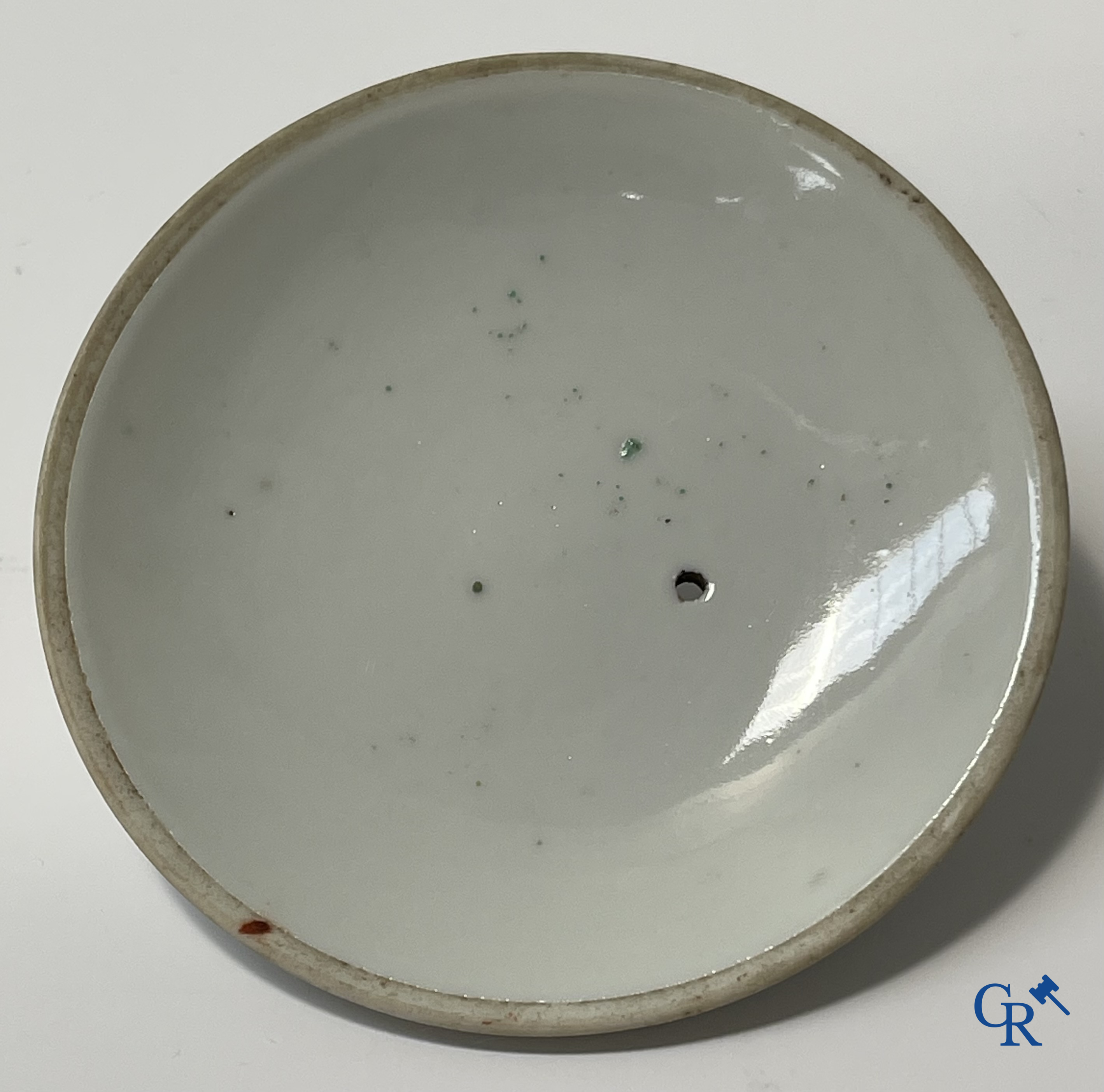 Asian Art, A finely painted Chinese teapot with floral decor. Marked.