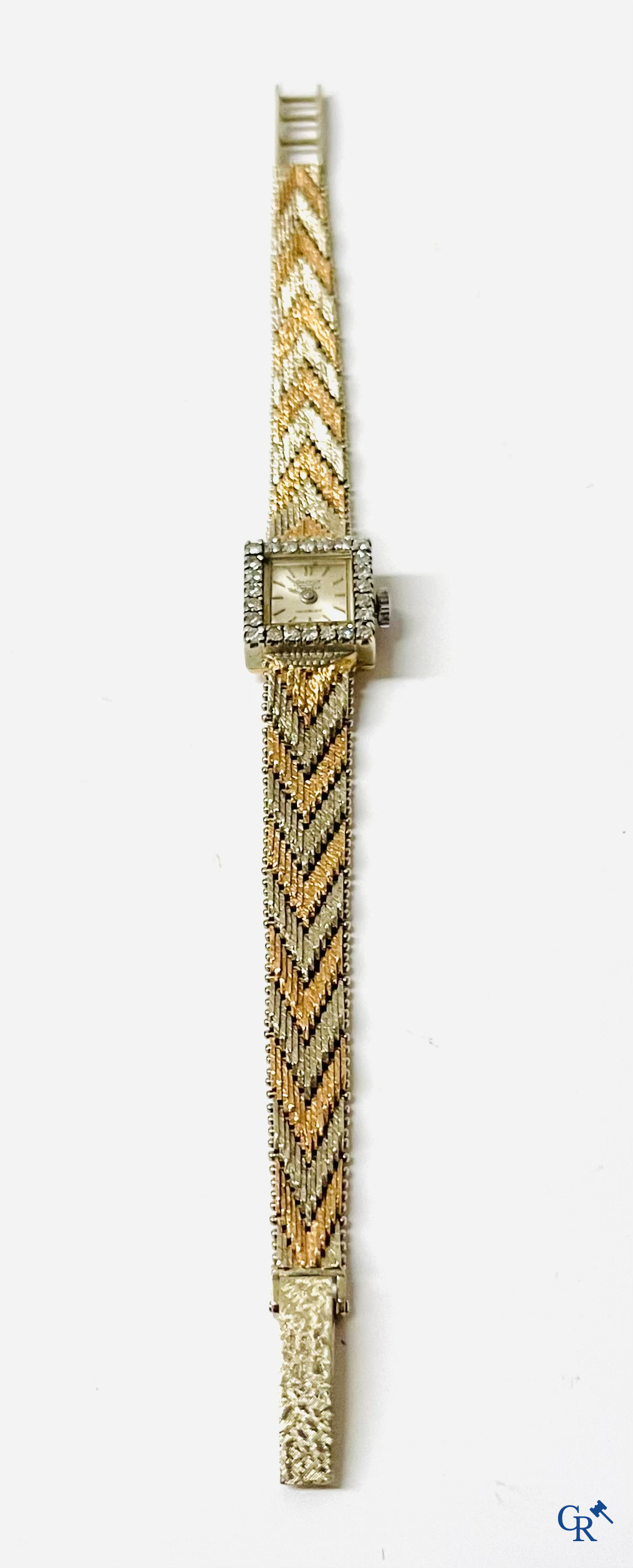 Zwitsers werk, een dames polshorloge Exactus in goud 750°/00.